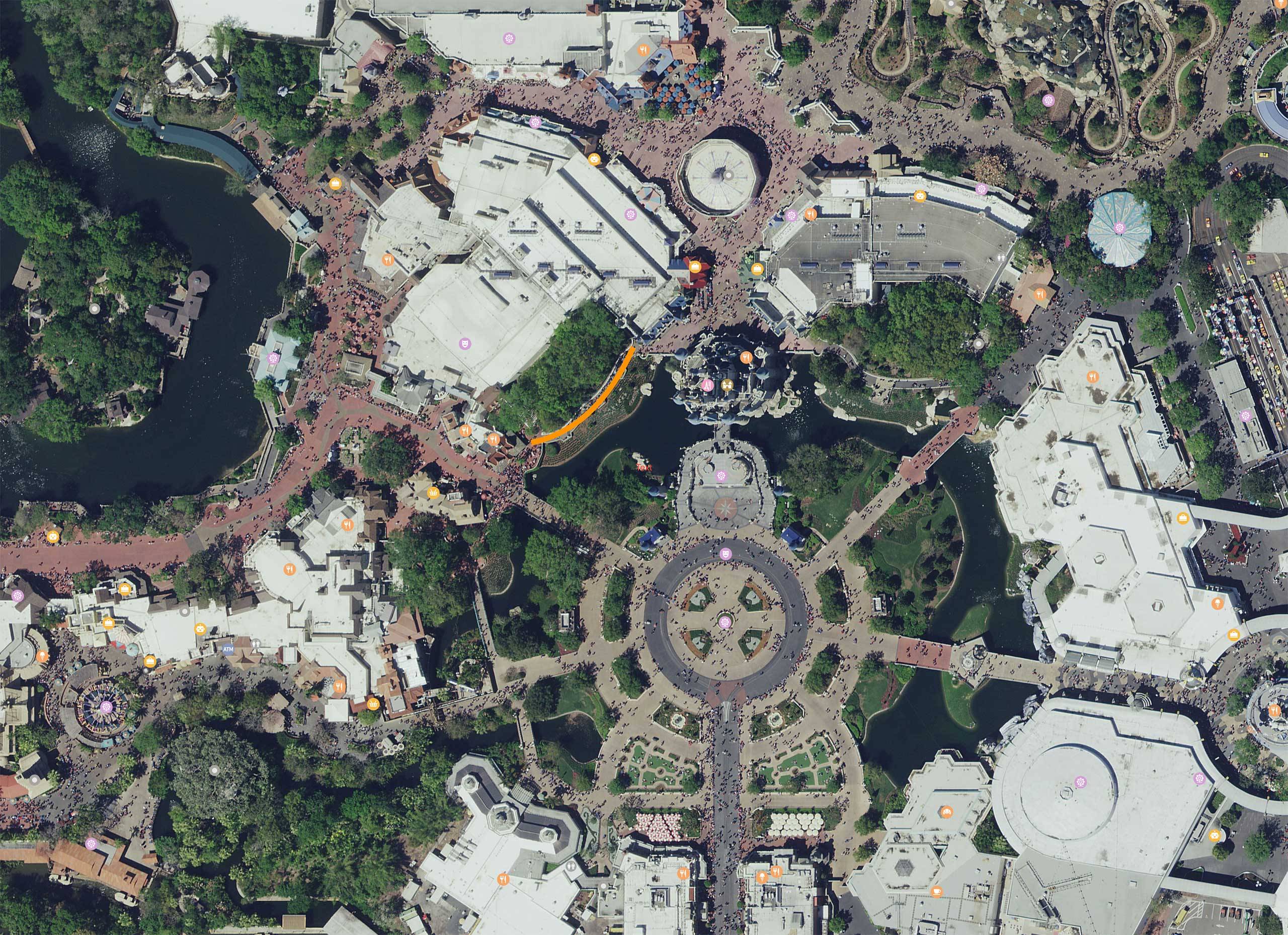 Liberty Square to Fantasyland walkway to be widened behind Cinderella Castle