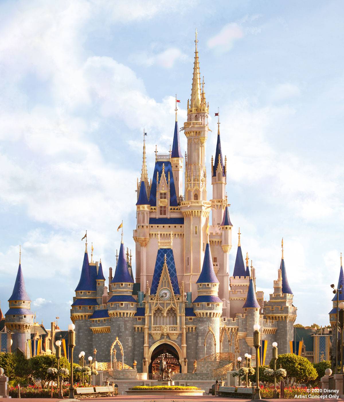 Concept Art Cinderella Castle enhancements