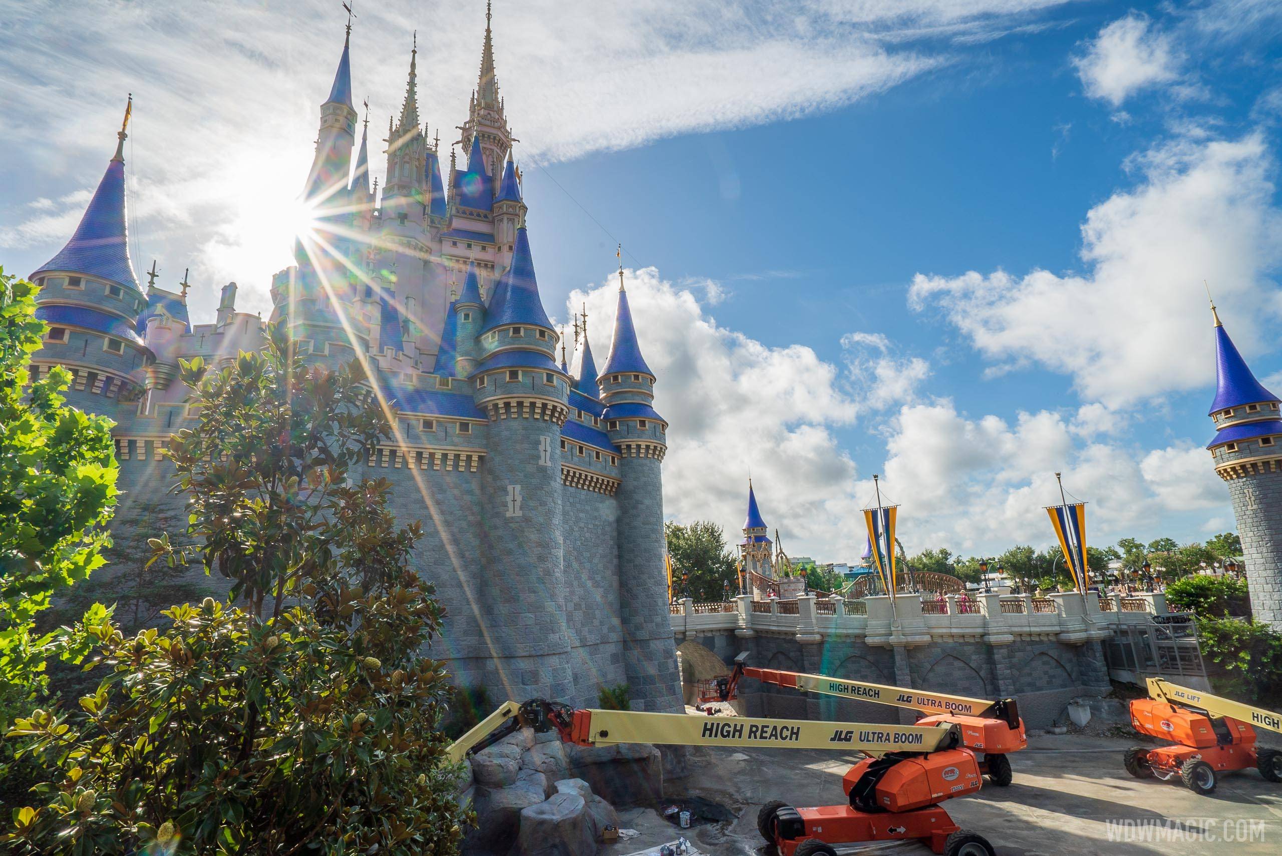 PHOTOS - Work continues on Cinderella Castle at the Magic Kingdom