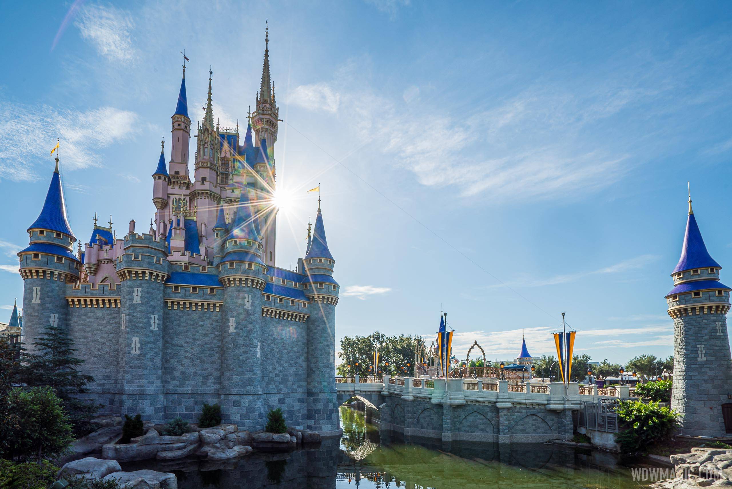 Cinderella Castle 'Beacon of Magic' illuminates the Magic Kingdom for the 50th anniversary