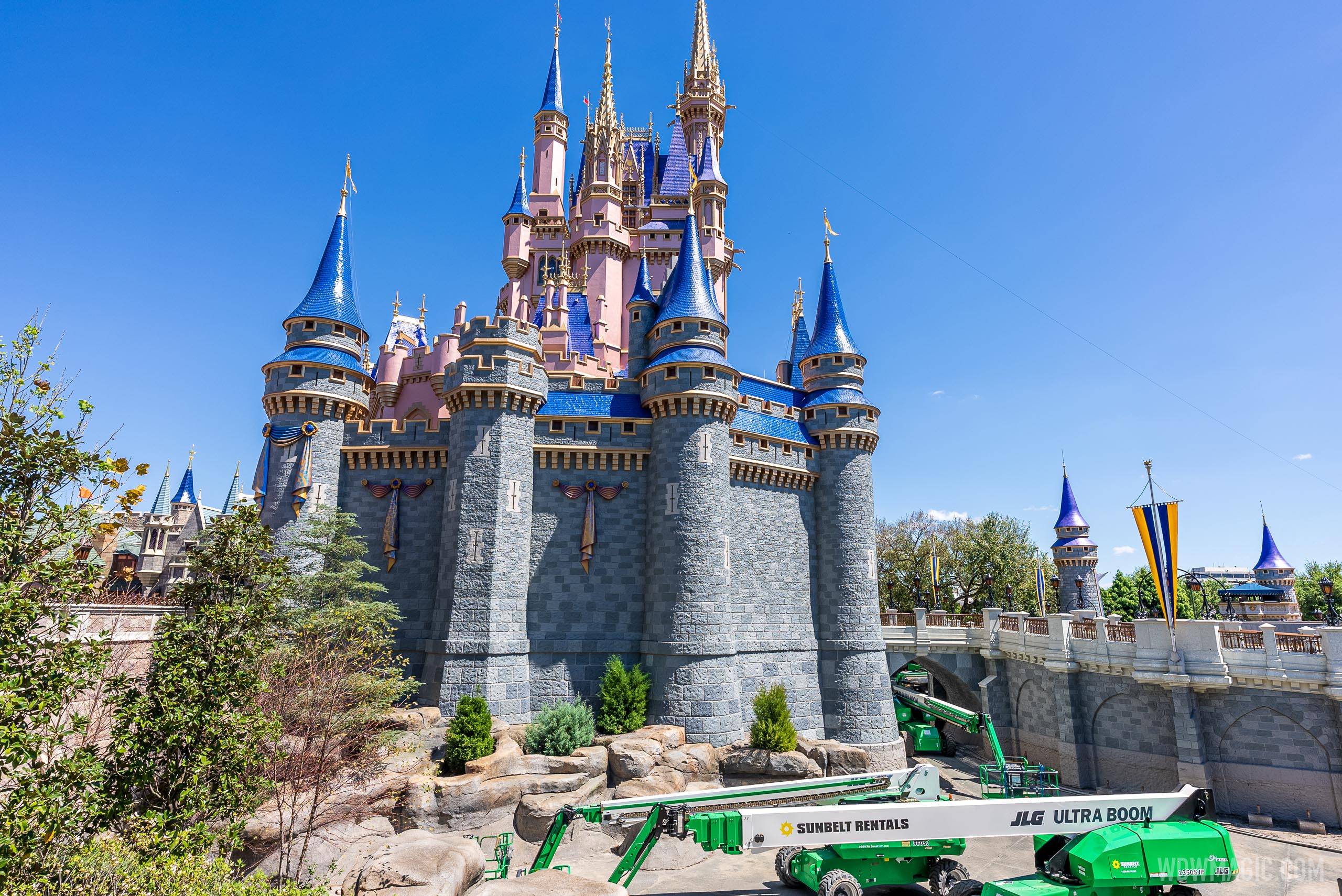 50th anniversary Cinderella Castle additions - March 19 2021