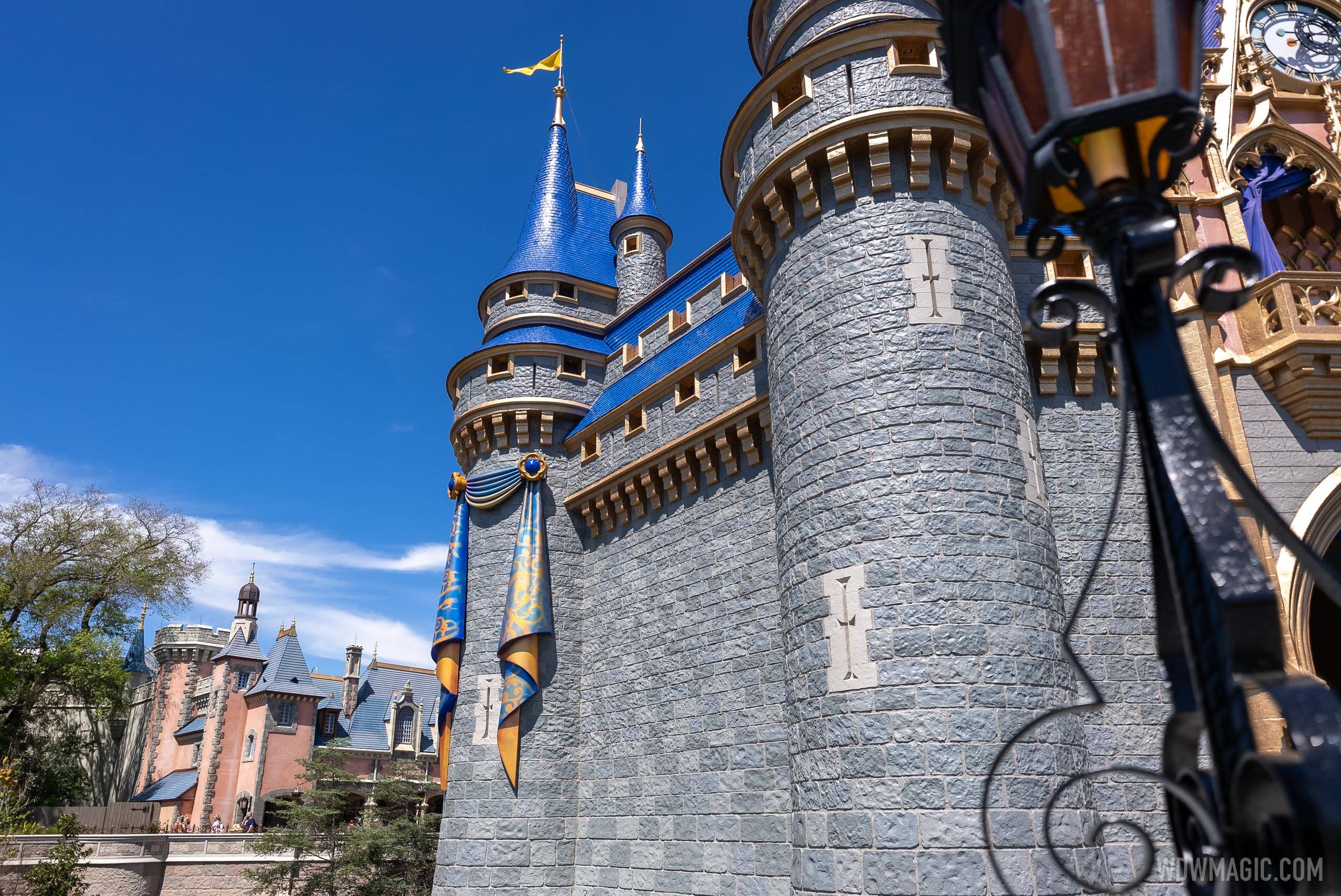 50th anniversary Cinderella Castle additions - March 23 2021