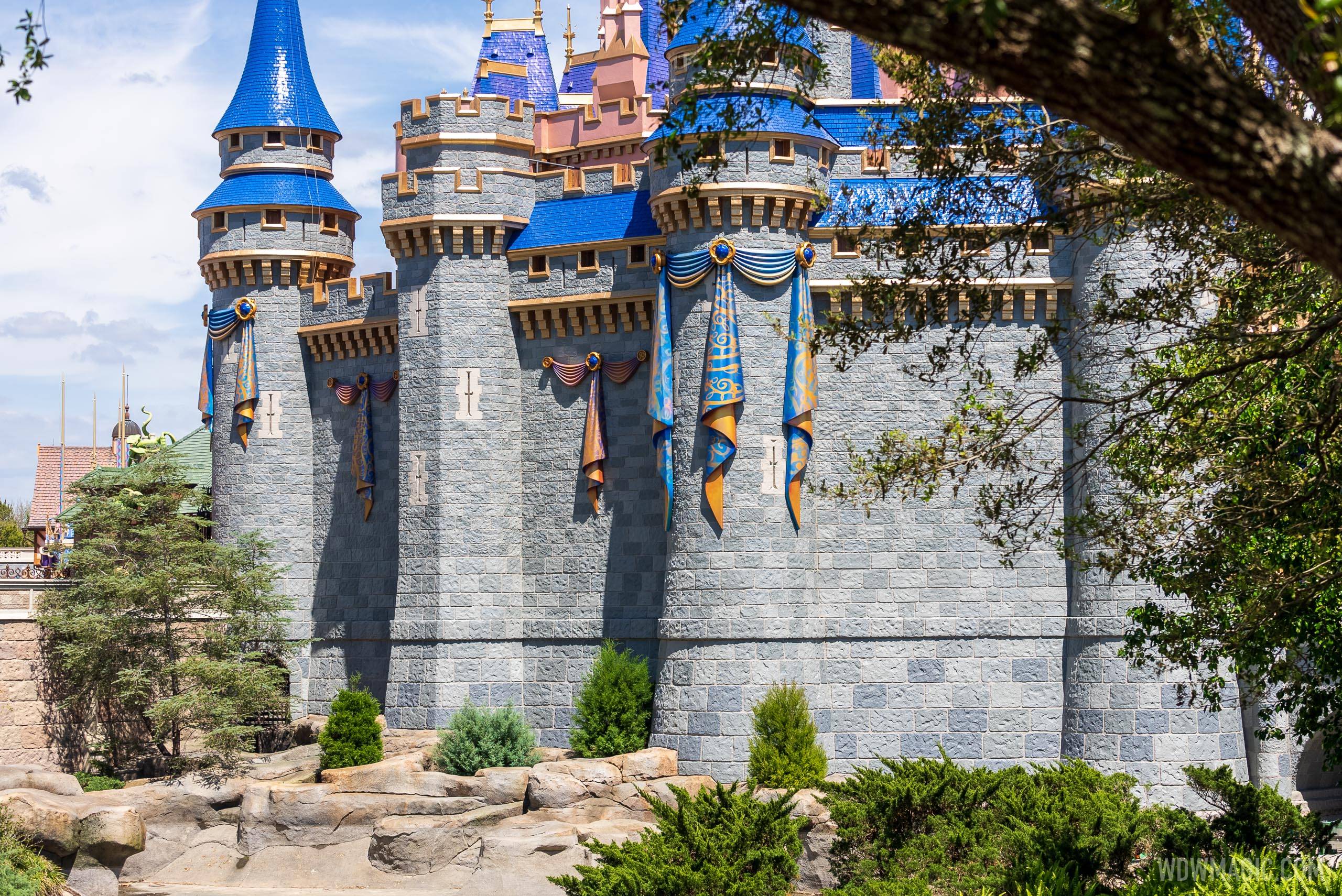 50th anniversary Cinderella Castle additions - March 23 2021
