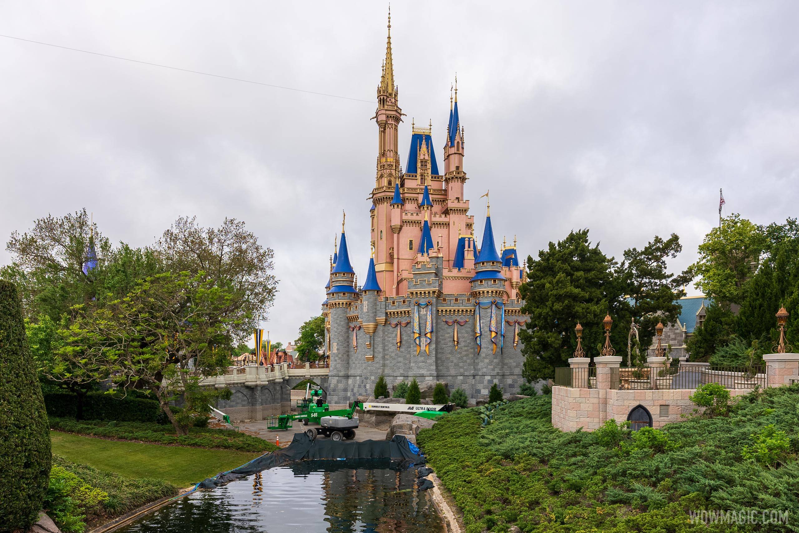 50th anniversary Cinderella Castle additions - March 29 2021