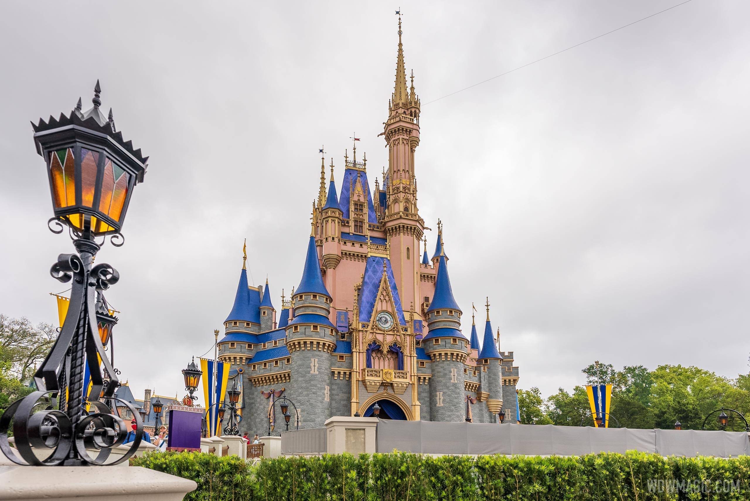 Cinderella Castle stage refurbishment - March 29 2021