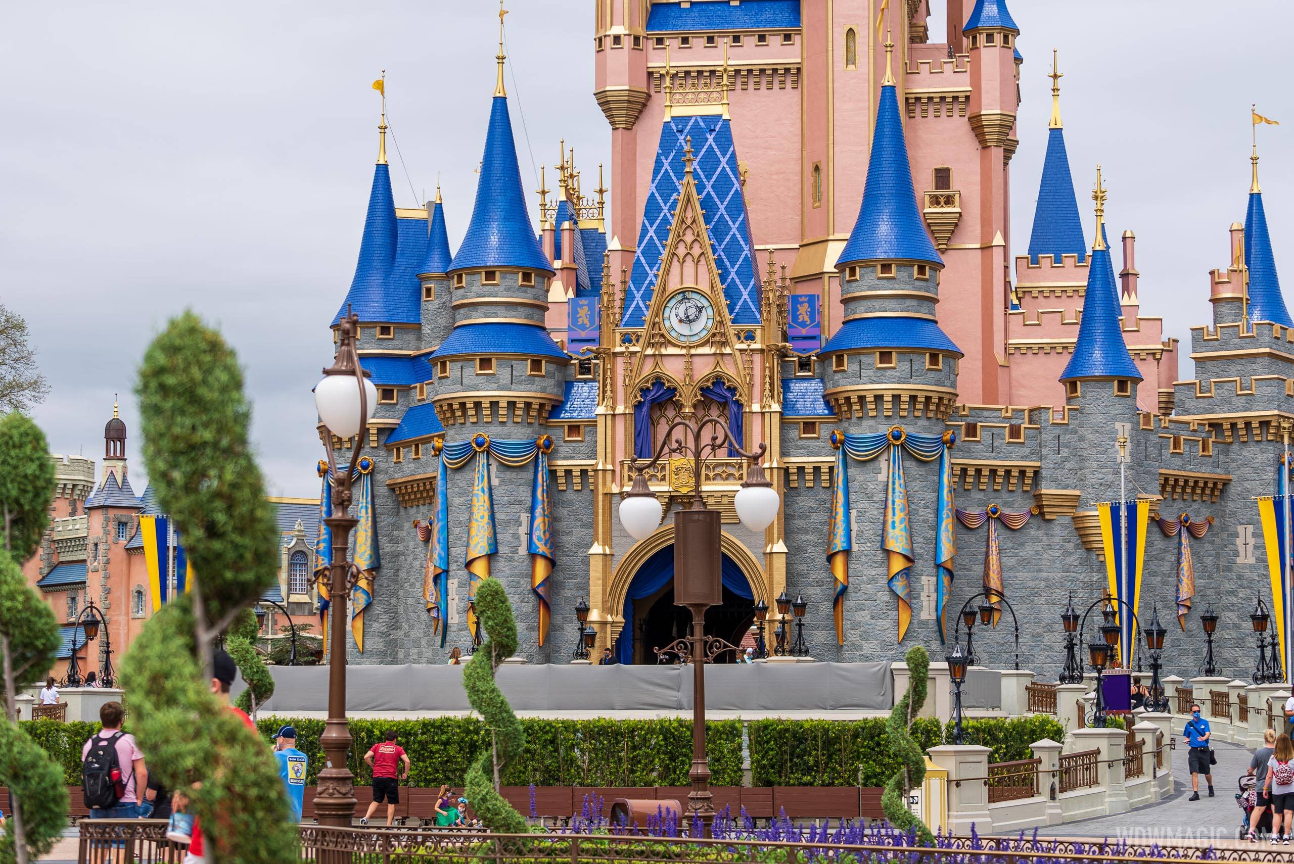 50th anniversary Cinderella Castle additions - April 1 2021