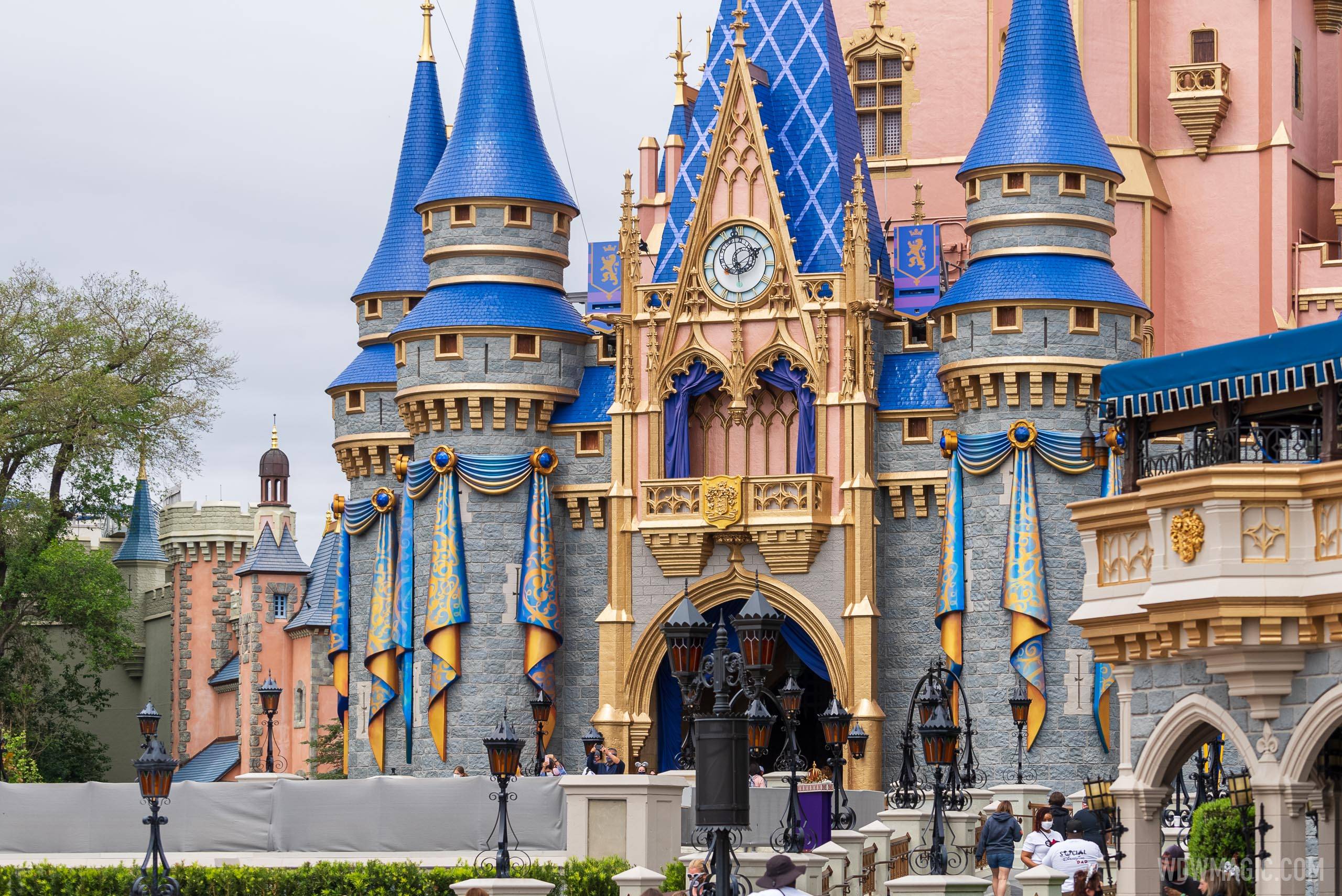 50th anniversary Cinderella Castle additions - April 1 2021