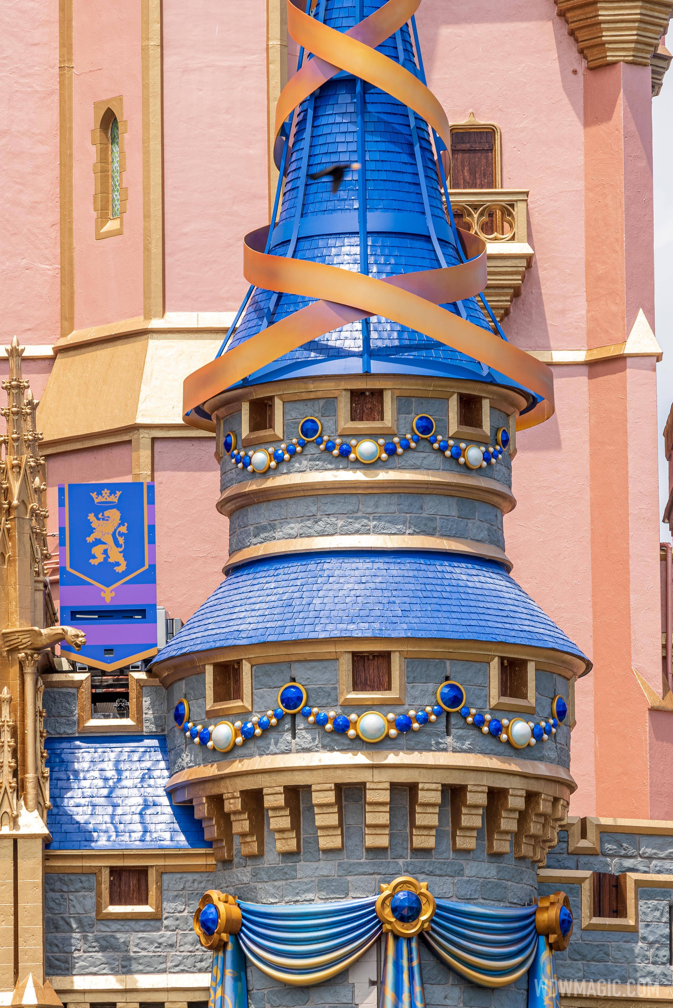 50th anniversary Cinderella Castle additions - April 15 2021