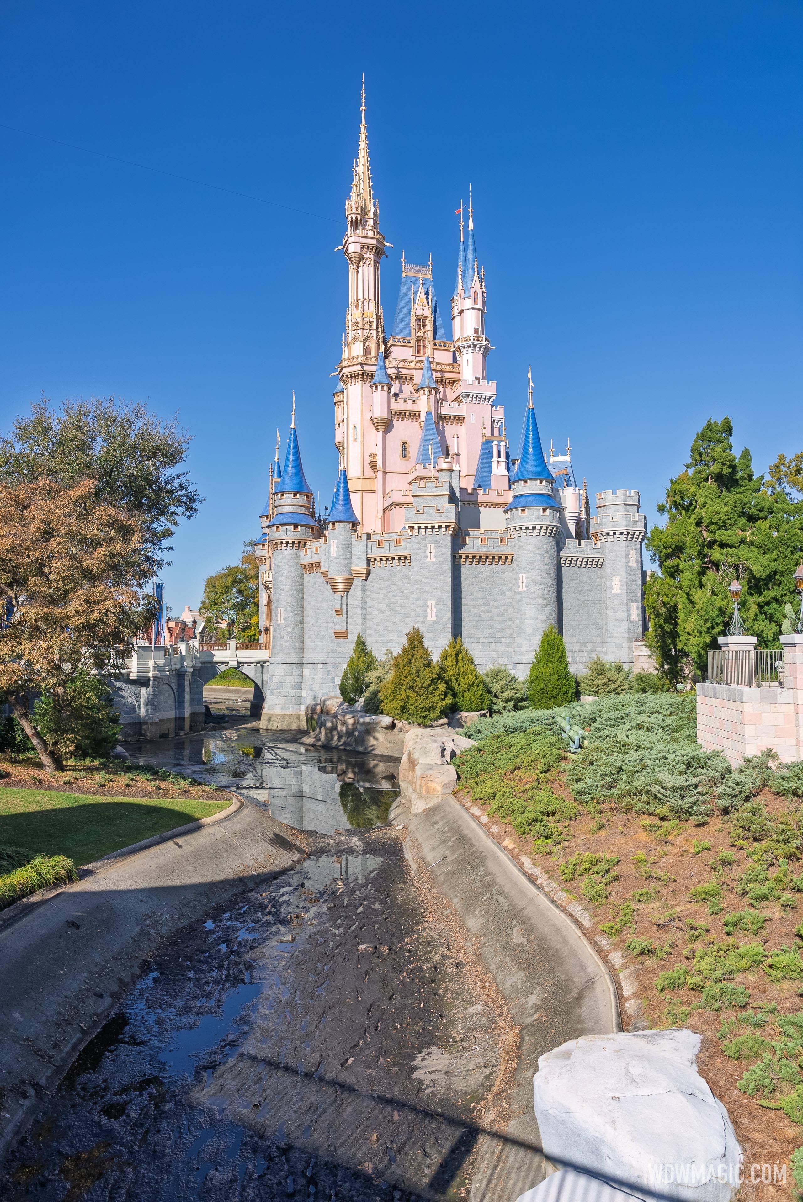  Cinderella Castle Moat Drained - February 9 2026