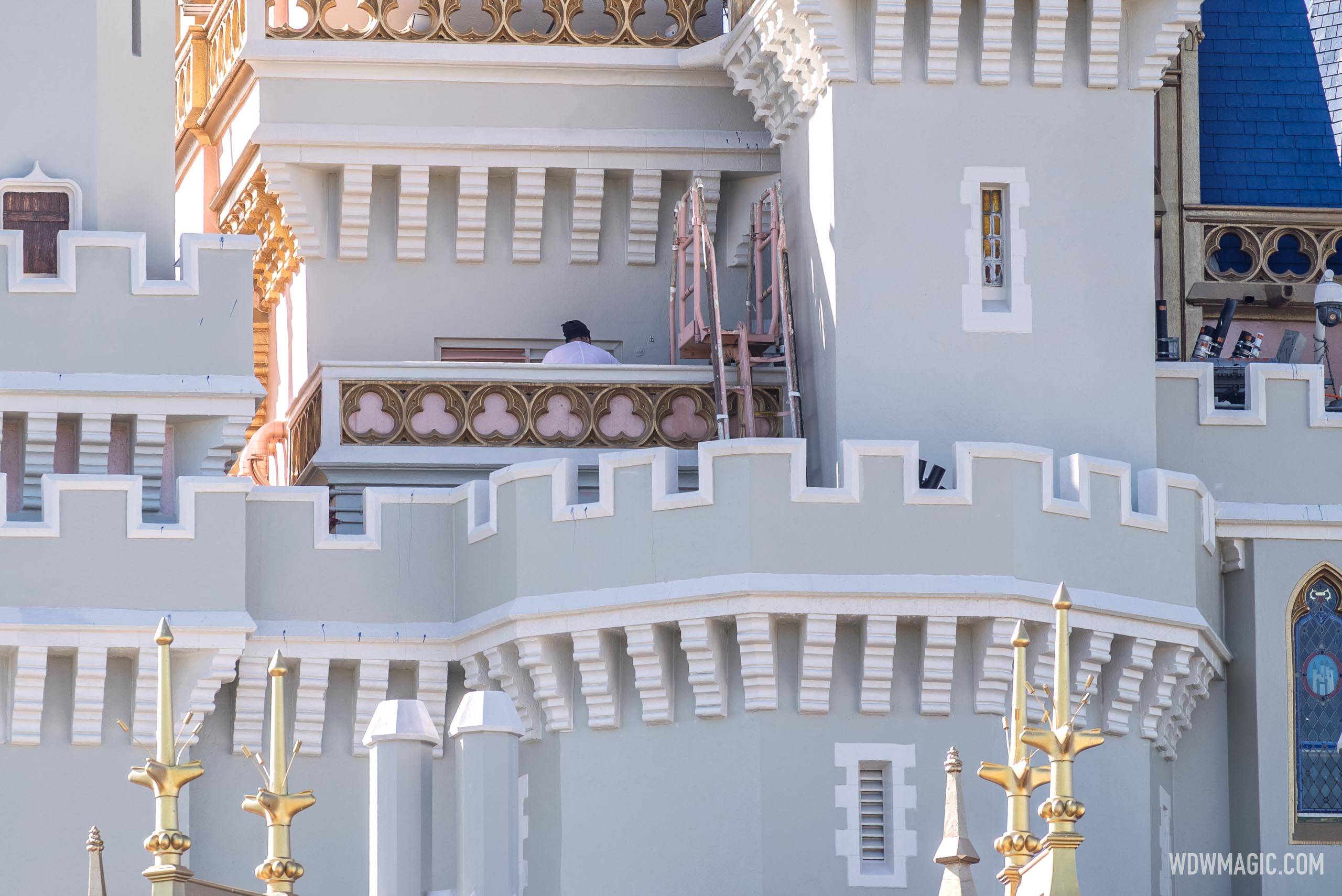 Cinderella Castle Repainting - February 17 2026