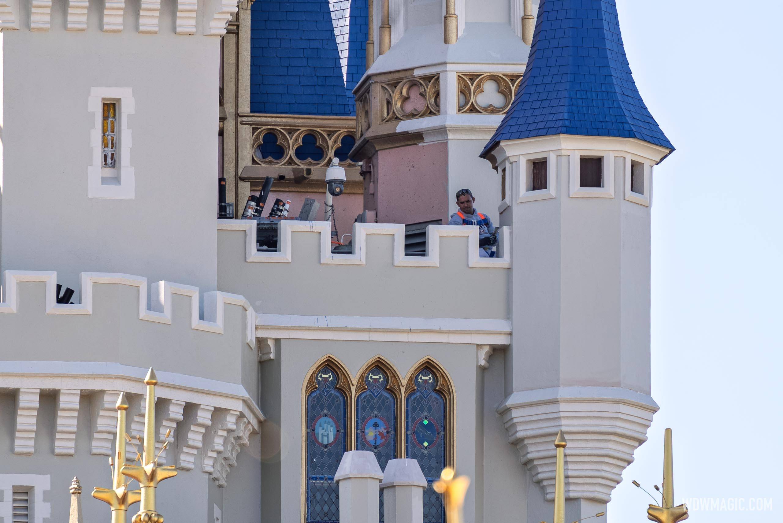 Cinderella Castle Repainting - February 17 2026