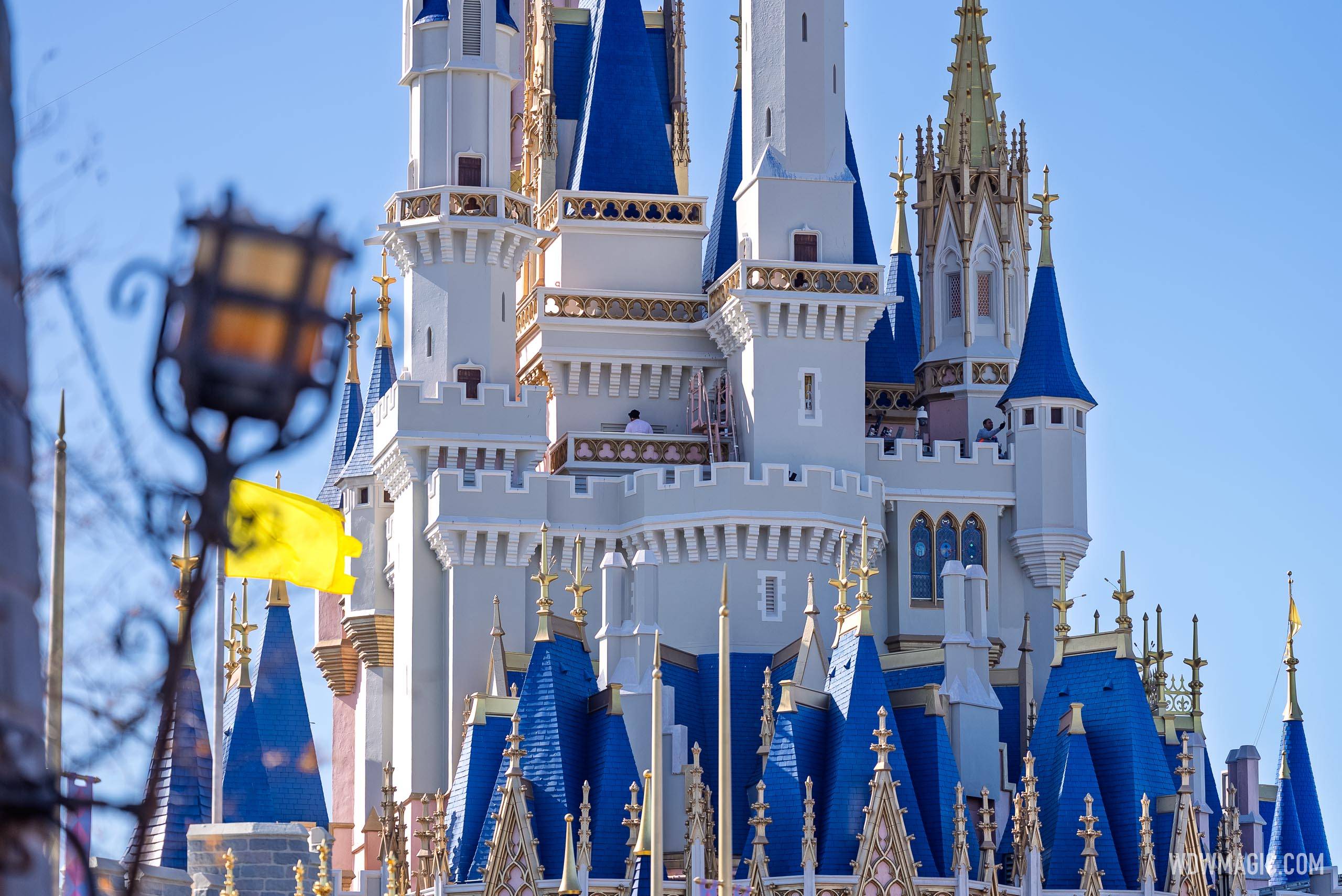 Cinderella Castle Repainting - February 17 2026