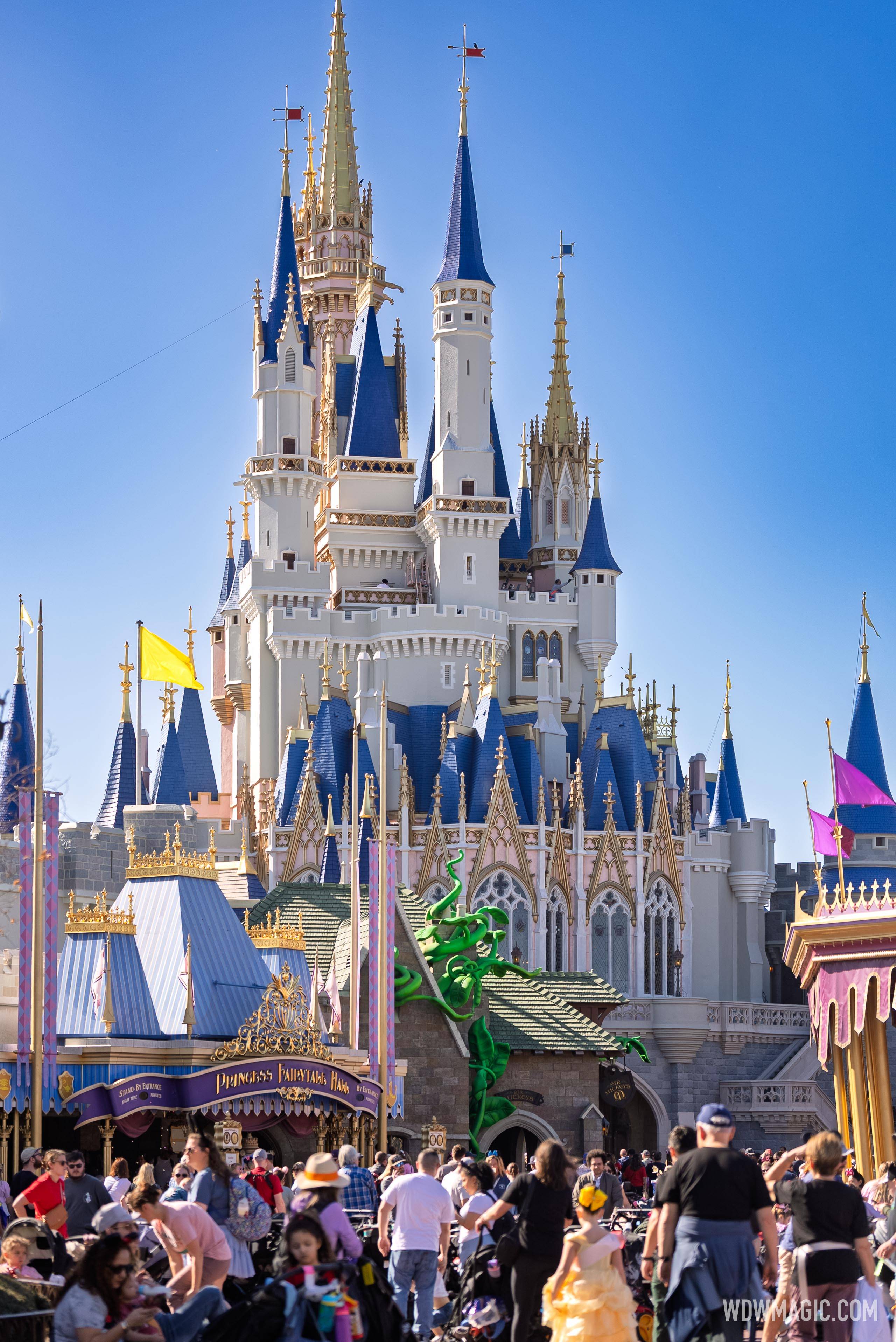 Cinderella Castle Repainting - February 17 2026
