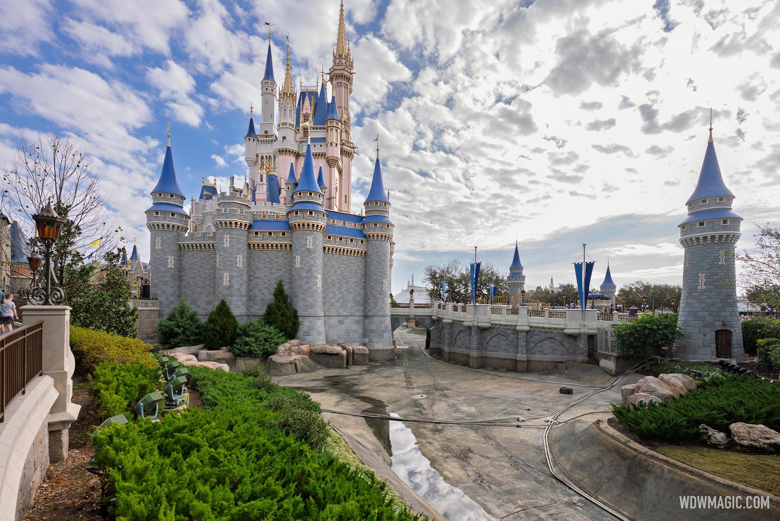 Cinderella Castle Repainting - February 18 2026