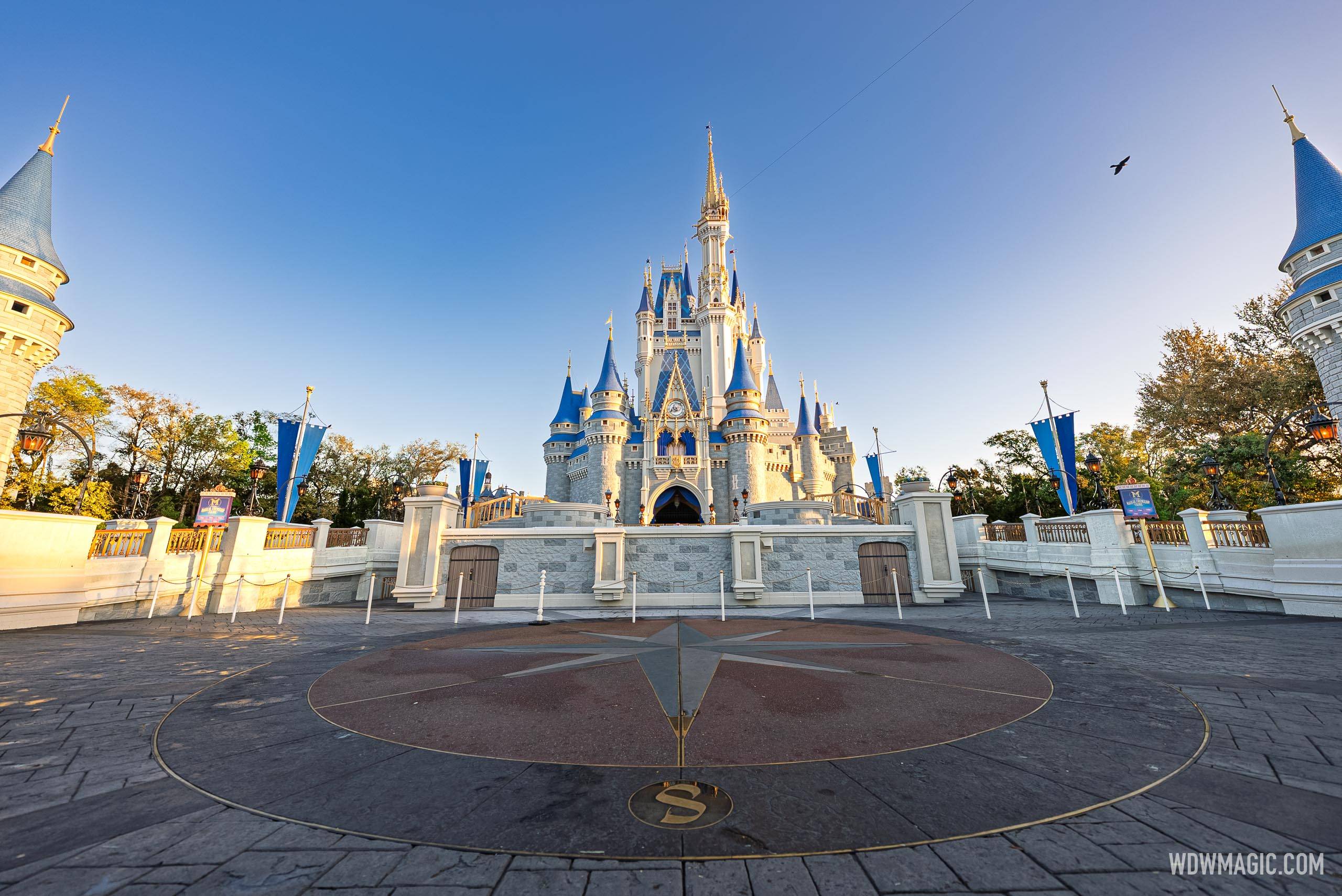 Early Morning Views of Repainted Castle - March 10 2026