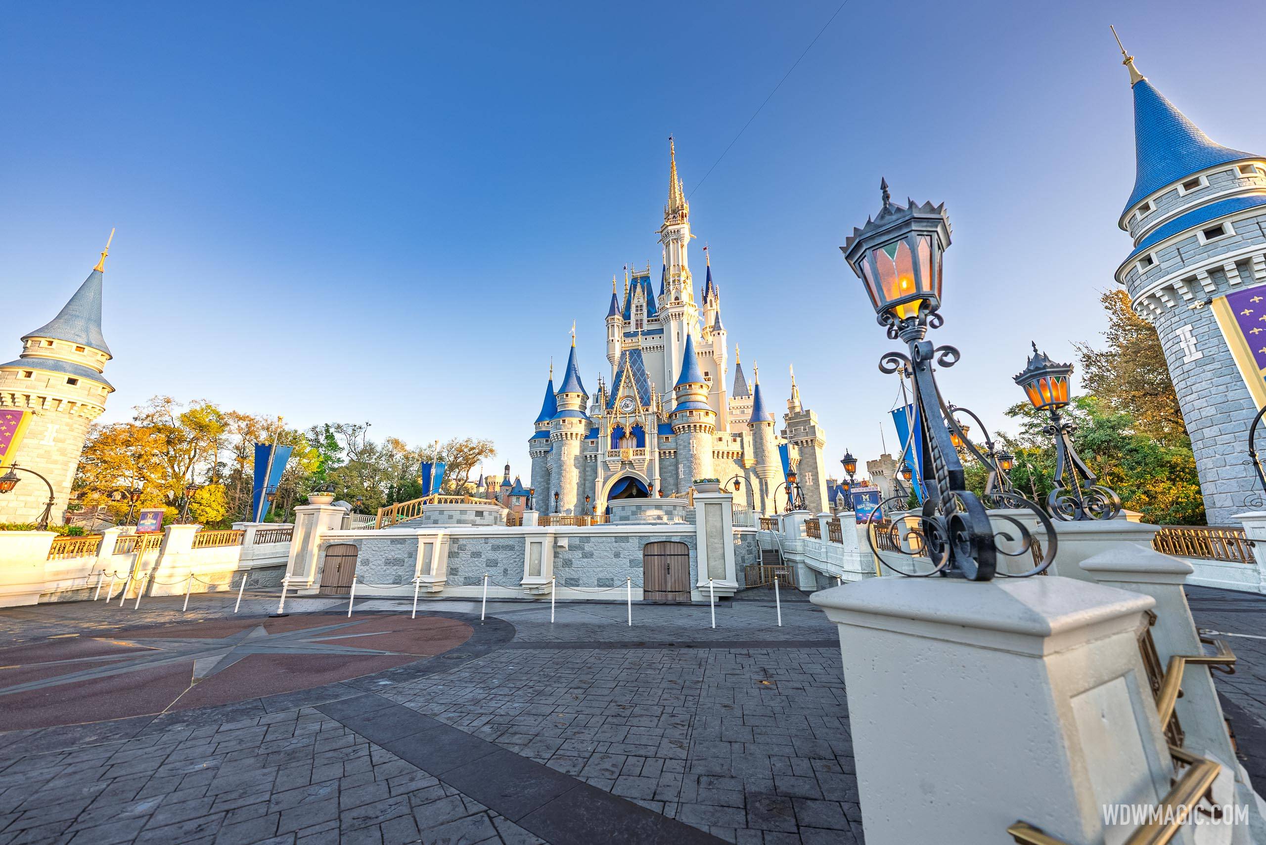 Early Morning Views of Repainted Castle - March 10 2026