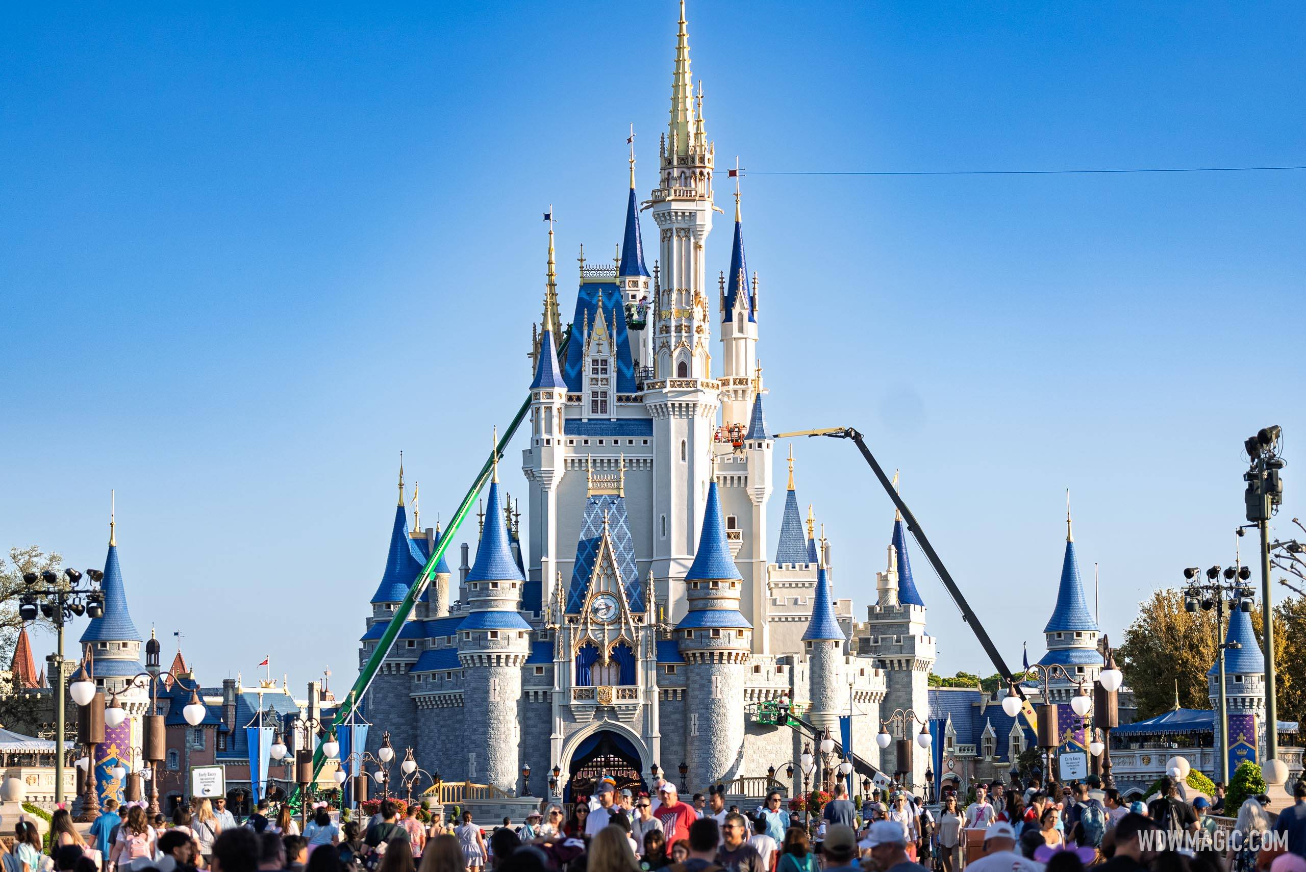 Early Morning Views of Repainted Castle - March 10 2026