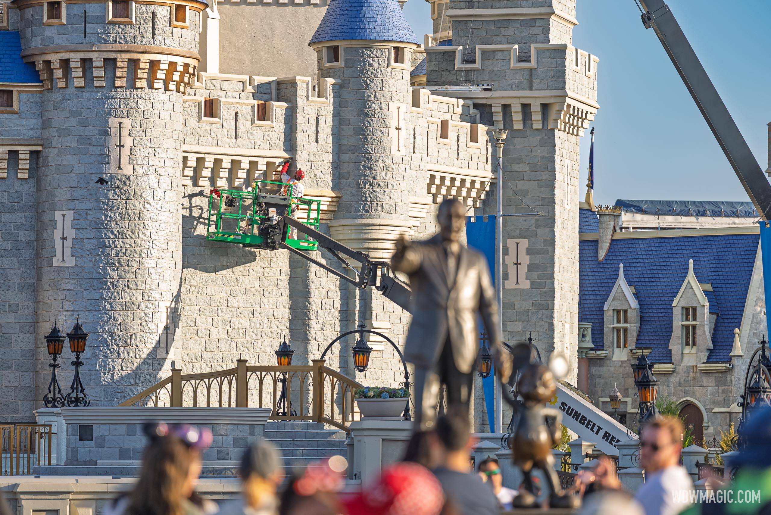 Early Morning Views of Repainted Castle - March 10 2026