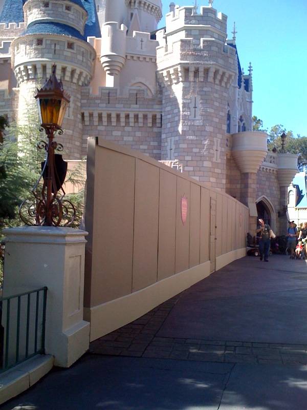 Cinderella Castle refurbishment update