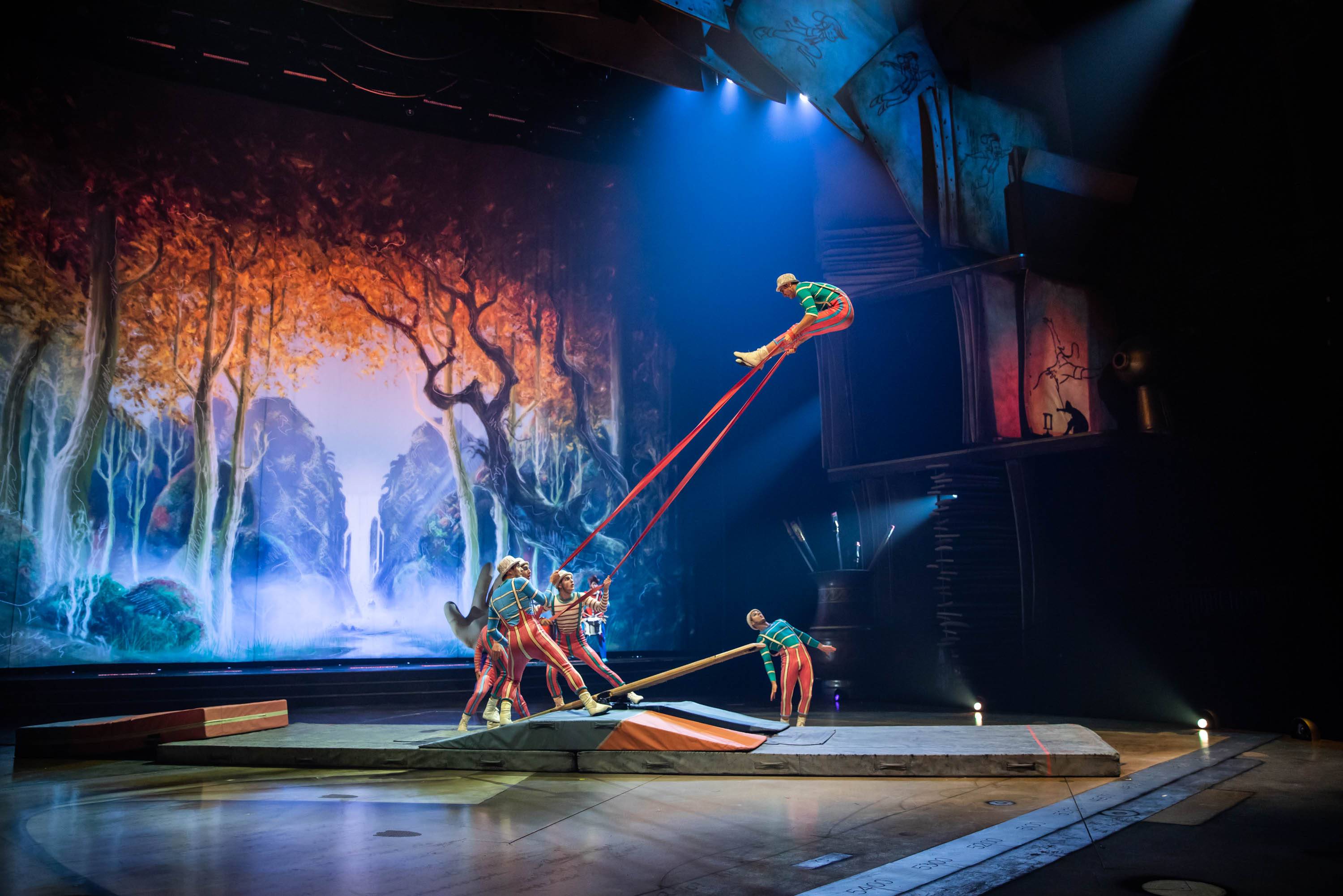Scenes from Drawn to Life presented by Cirque du Soleil and Disney