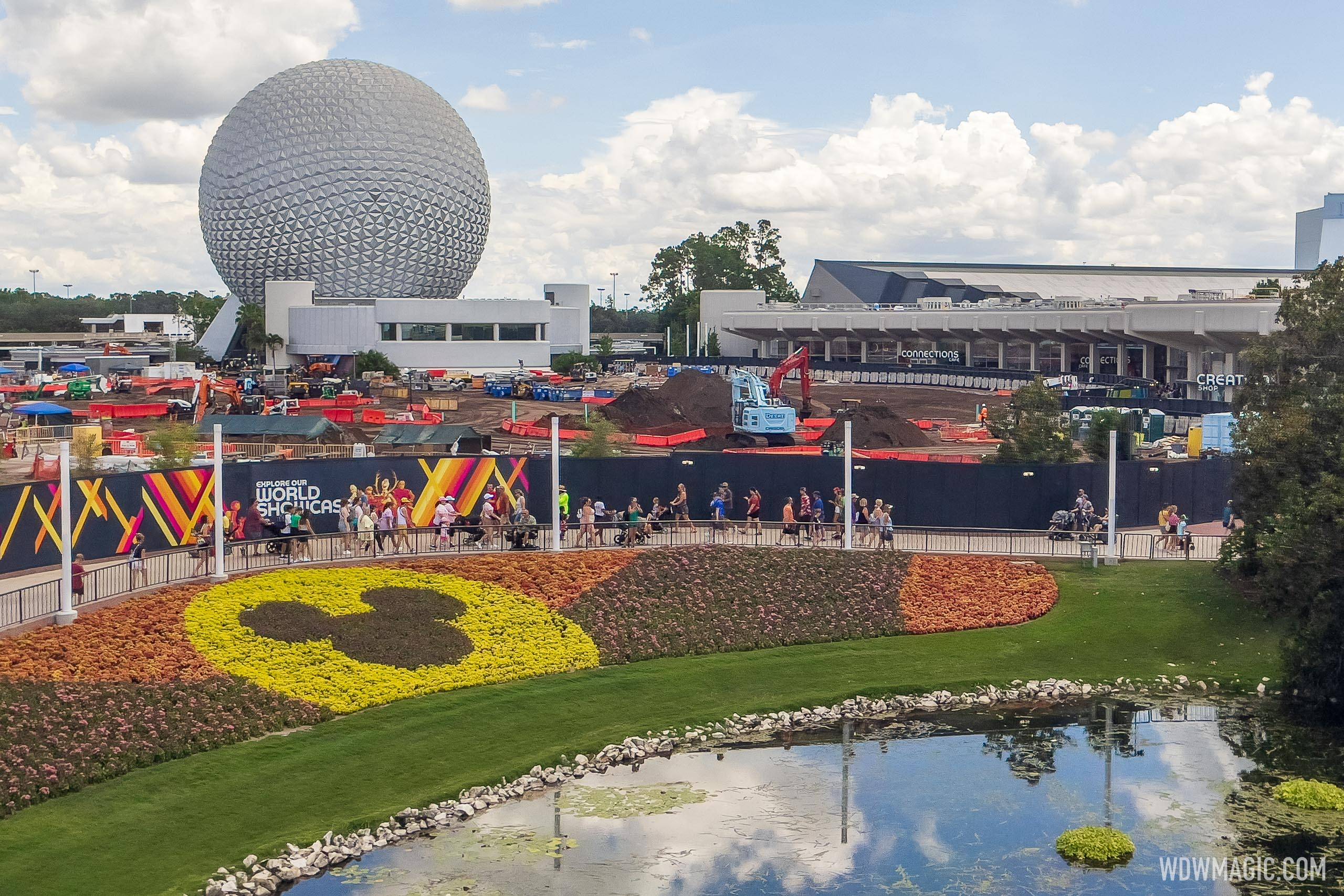 CommuniCore Hall construction update from EPCOT