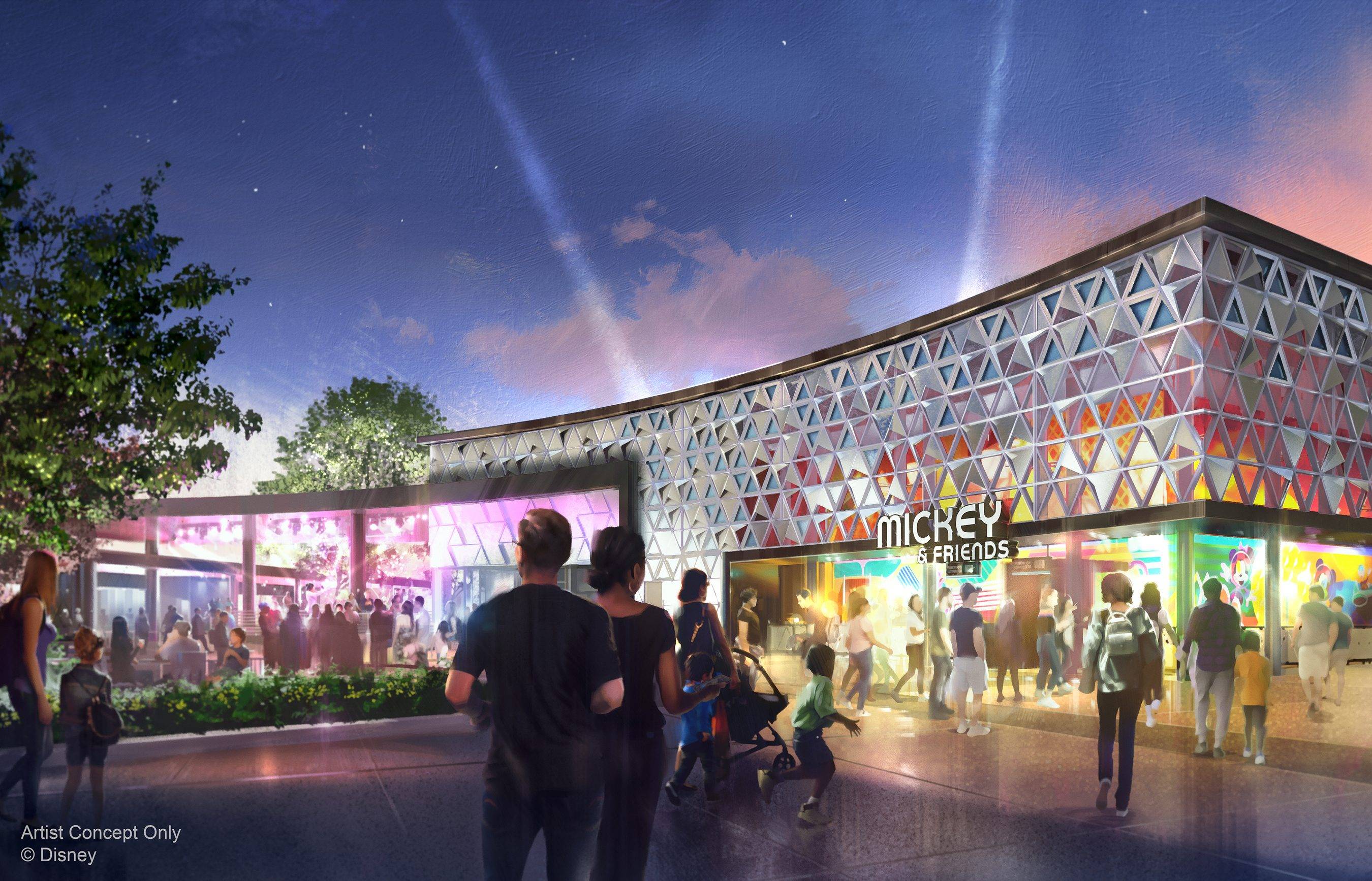 New concept art shows more of EPCOT's CommuniCore Plaza and CommuniCore Hall