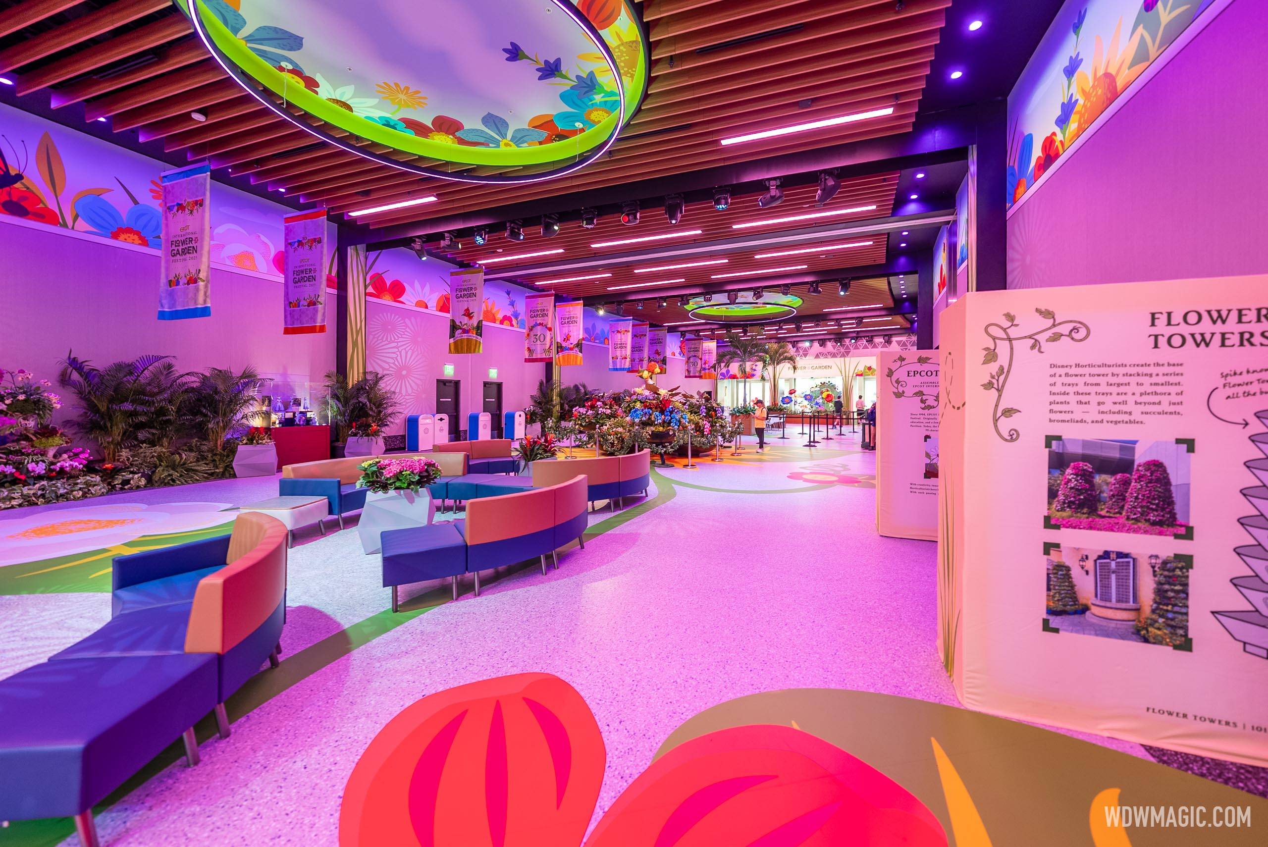CommuniCore Hall for EPCOT's 2025 Flower and Garden Festival