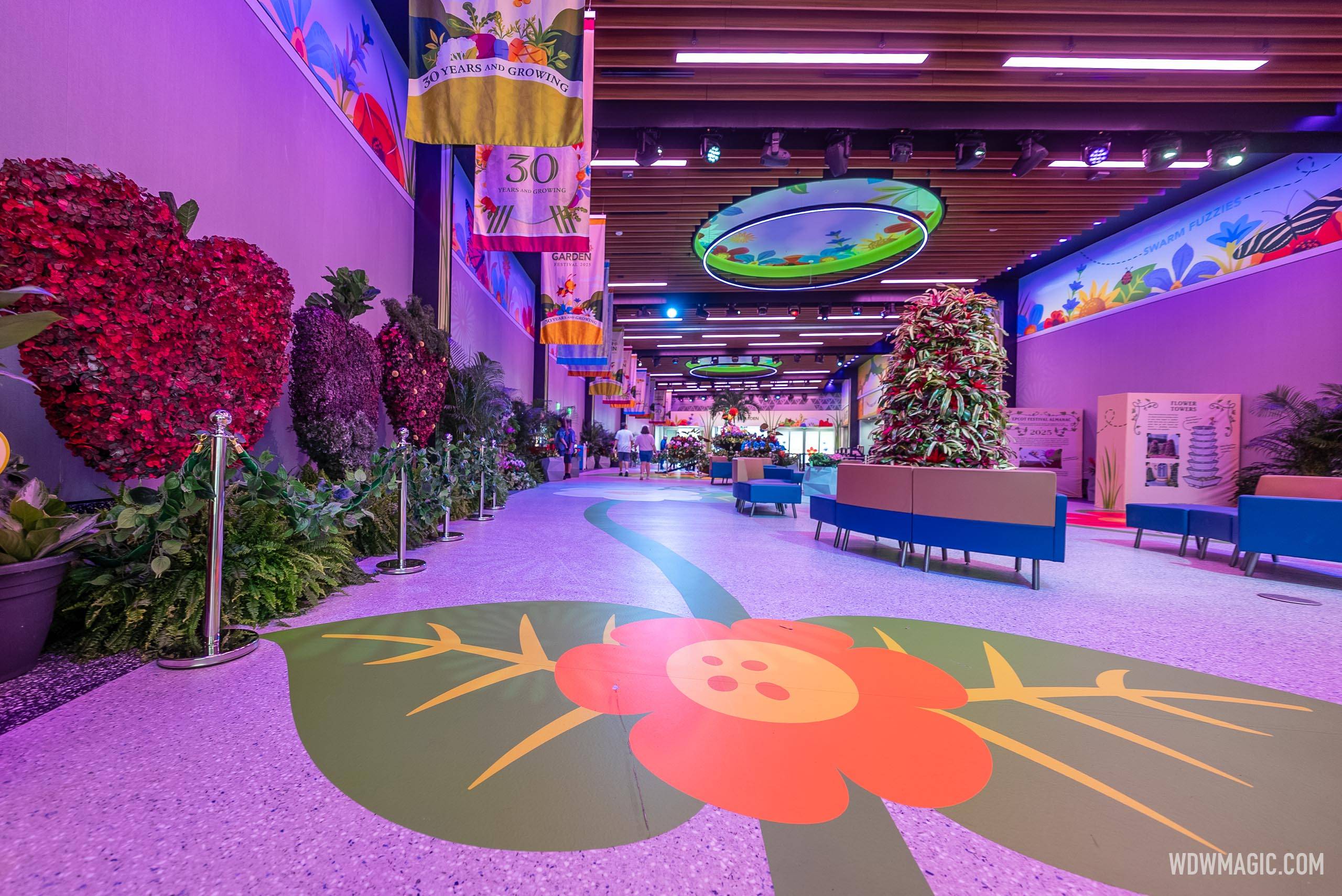 CommuniCore Hall for EPCOT's 2025 Flower and Garden Festival