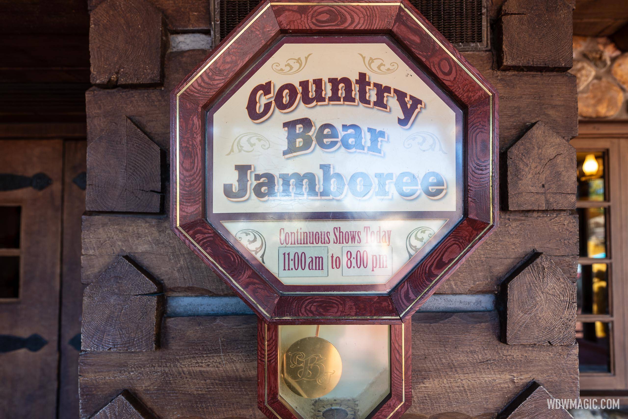 Country Bear Jamboree Grizzly Hall