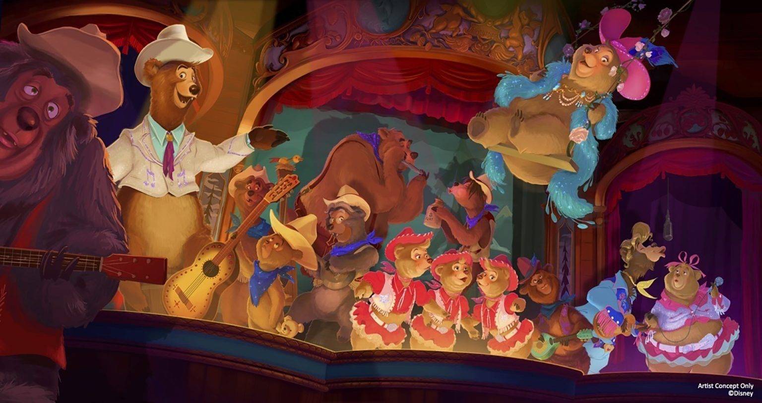 Country Bear Musical Jamboree characters