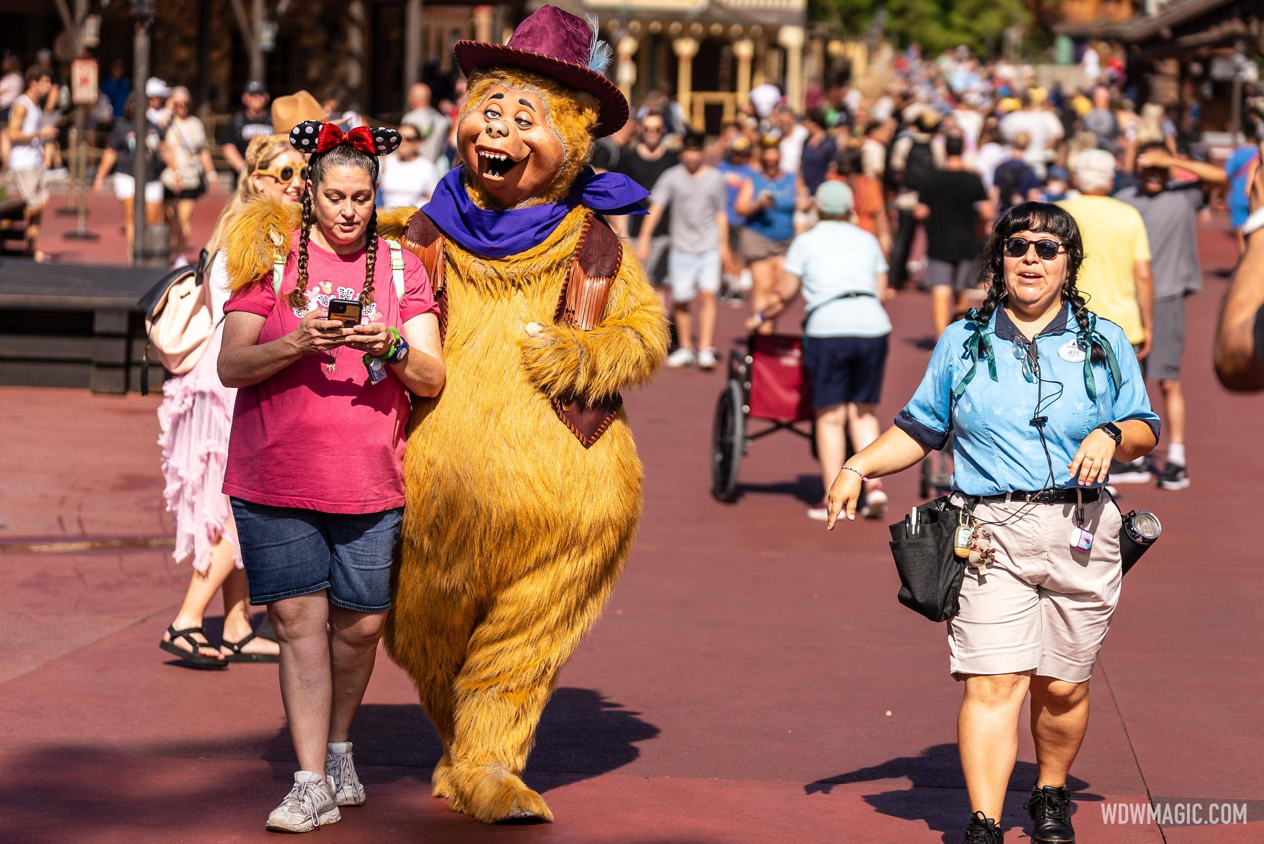 Country Bear Musical Jamboree Character meet and greet costumes