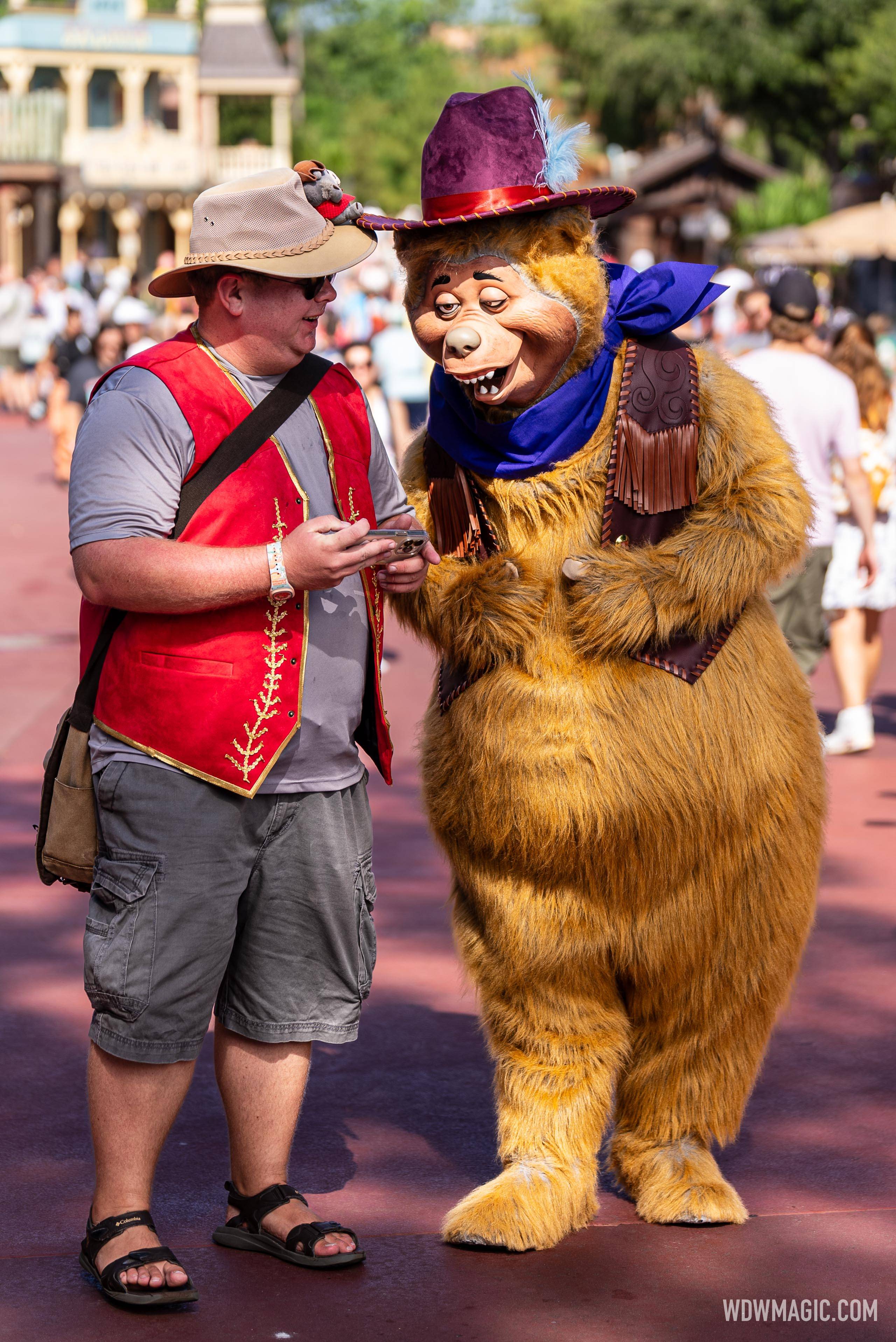 Country Bear Musical Jamboree Character meet and greet costumes