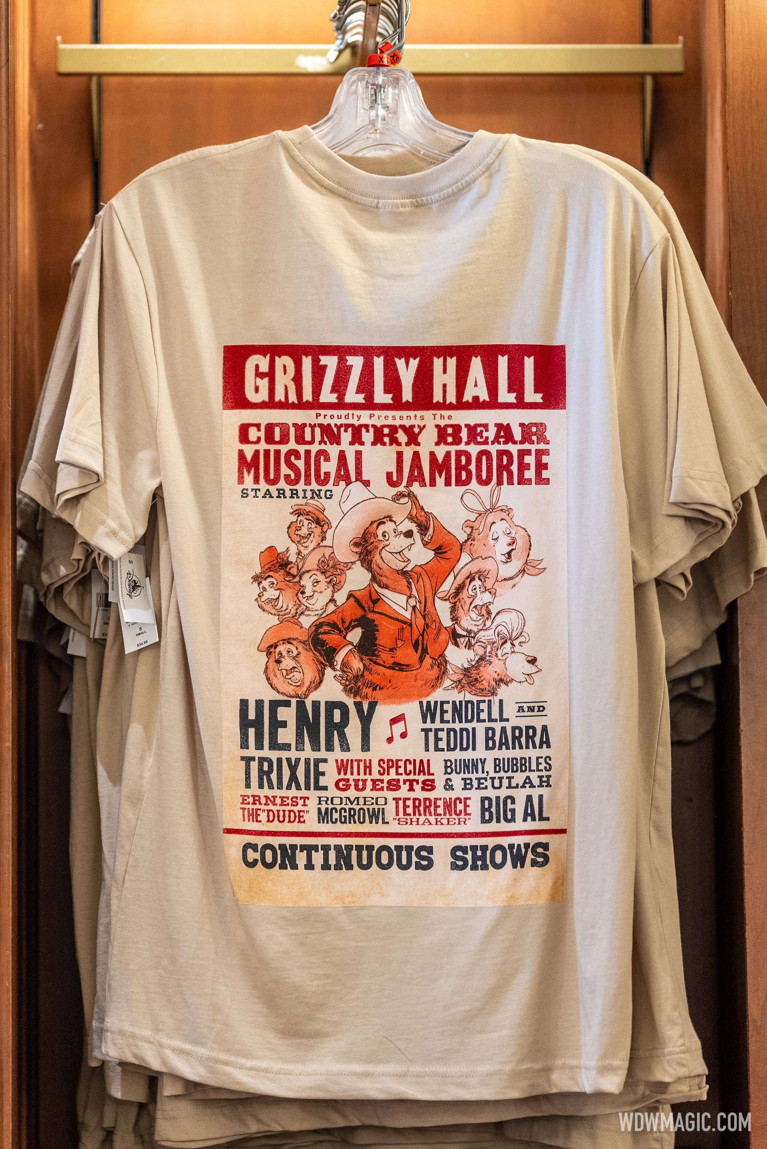 Country Bear Musical Jamboree t-shirt back