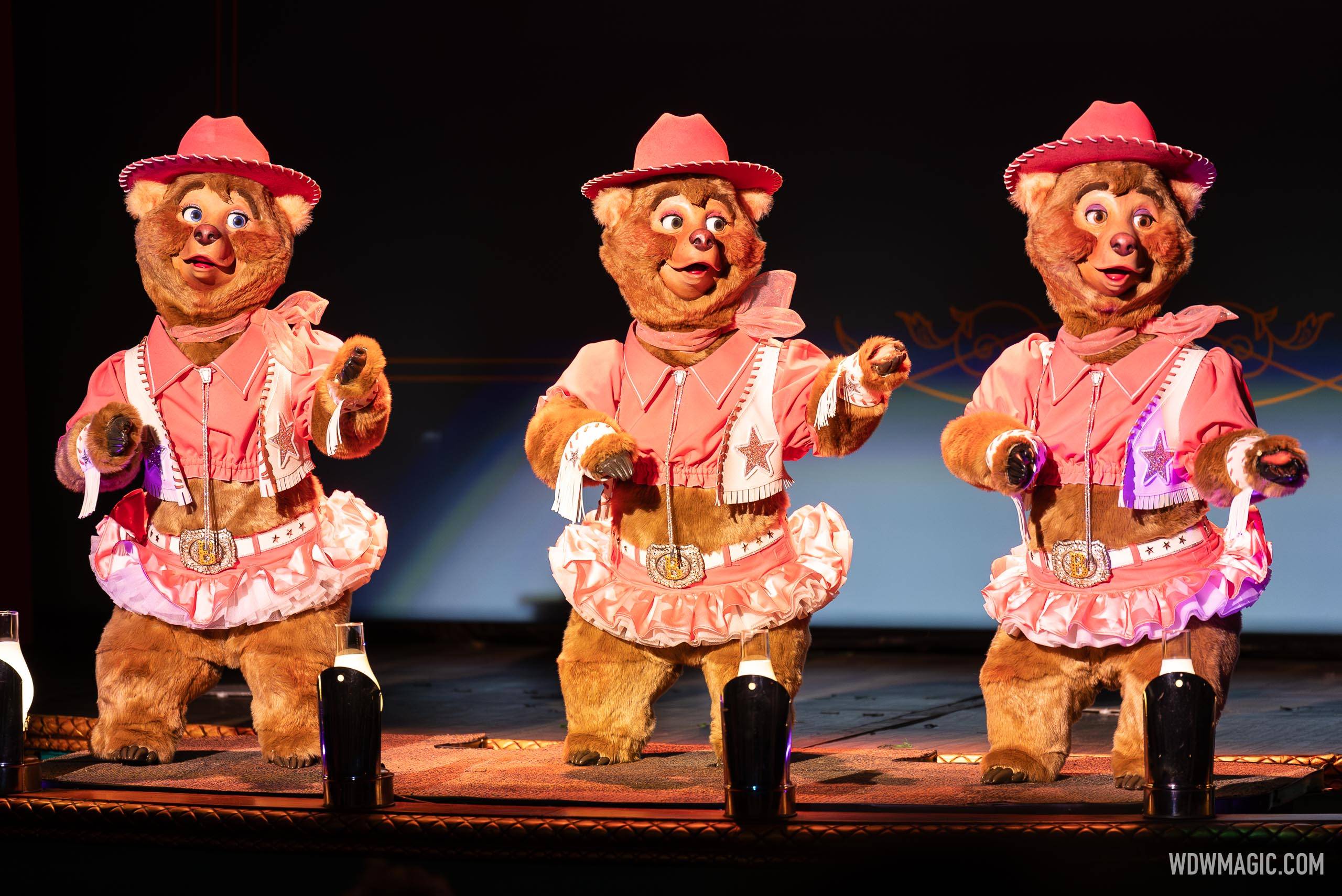 Country Bears' Romeo McGrowl Now Appearing for Meet and Greets at Magic Kingdom