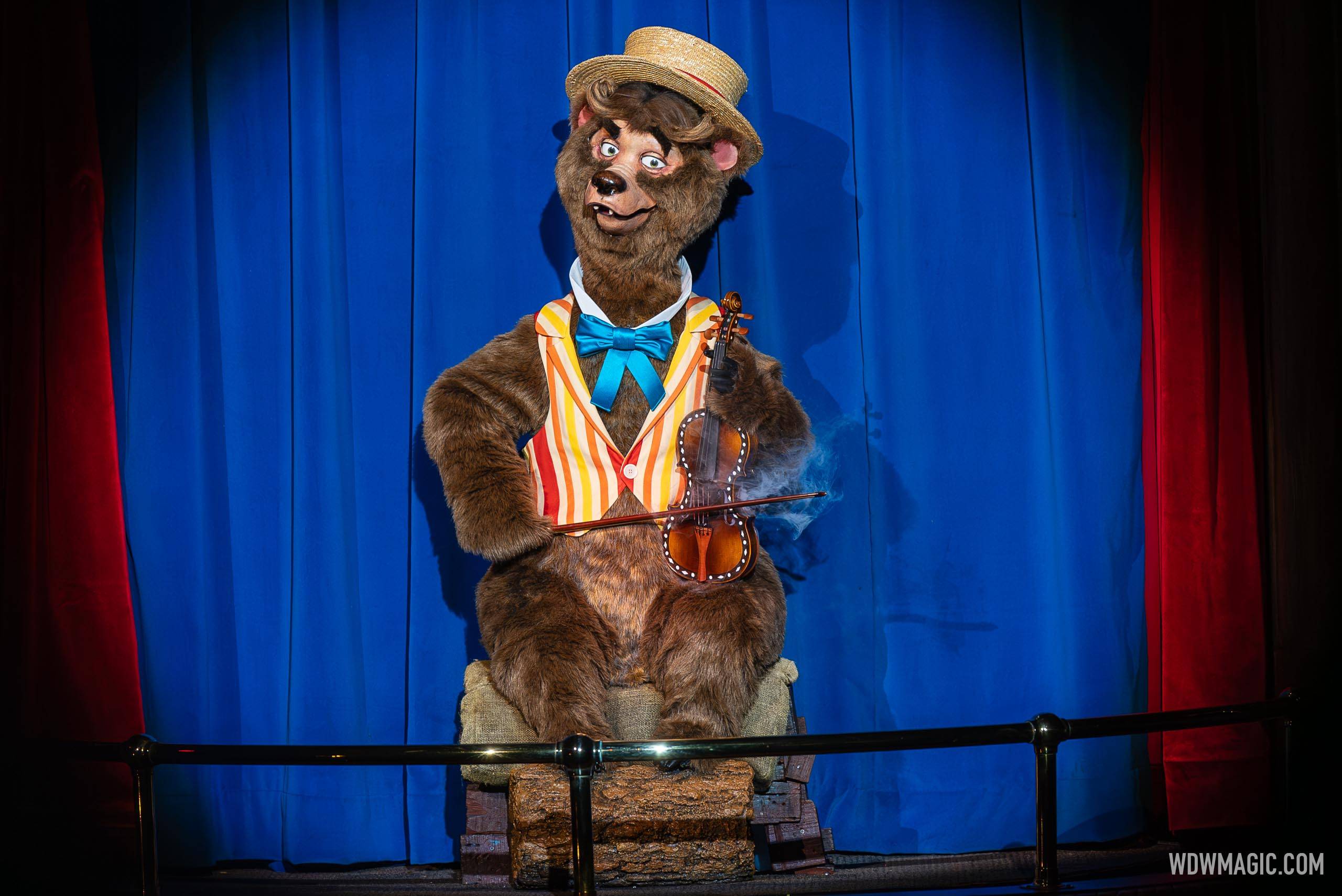 Country Bears' Romeo McGrowl Now Appearing for Meet and Greets at Magic Kingdom
