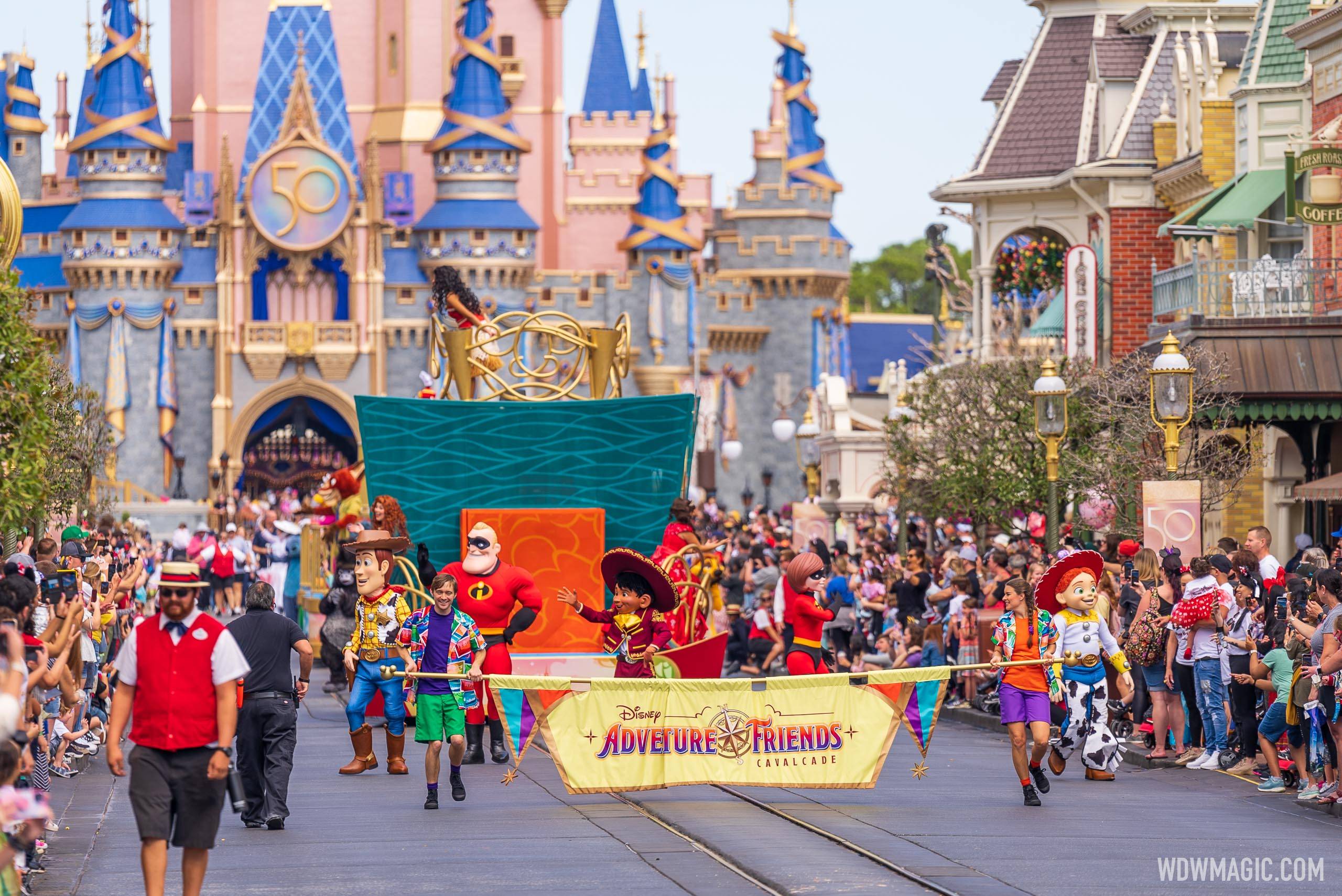 All-new 'Disney Adventure Friends Cavalcade' debuts at Walt Disney World's  Magic Kingdom