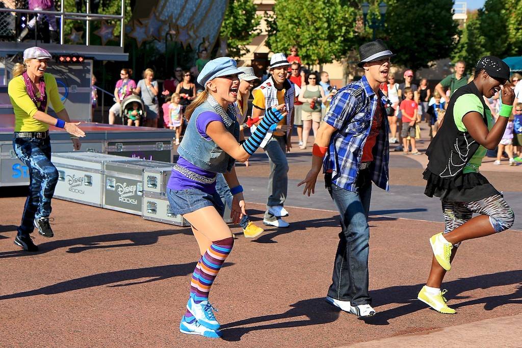 Photos and video from this morning's opening performance of Disney Channel Rocks!