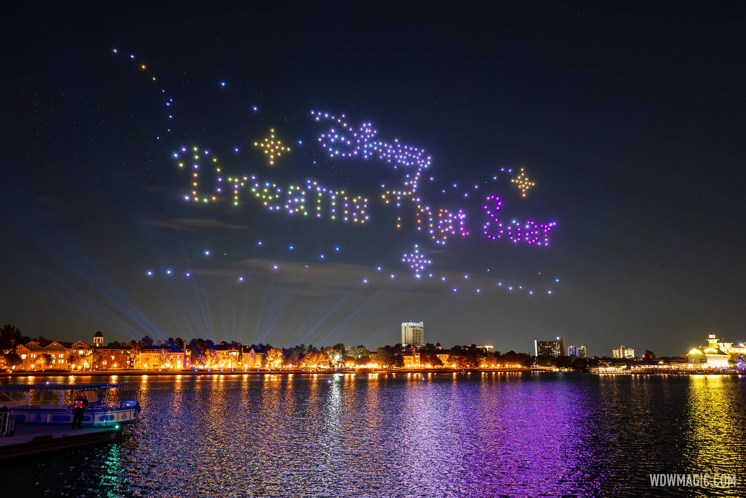 Final Call: See 'Disney Dreams that Soar' Drone Show Before It Ends at Disney Springs