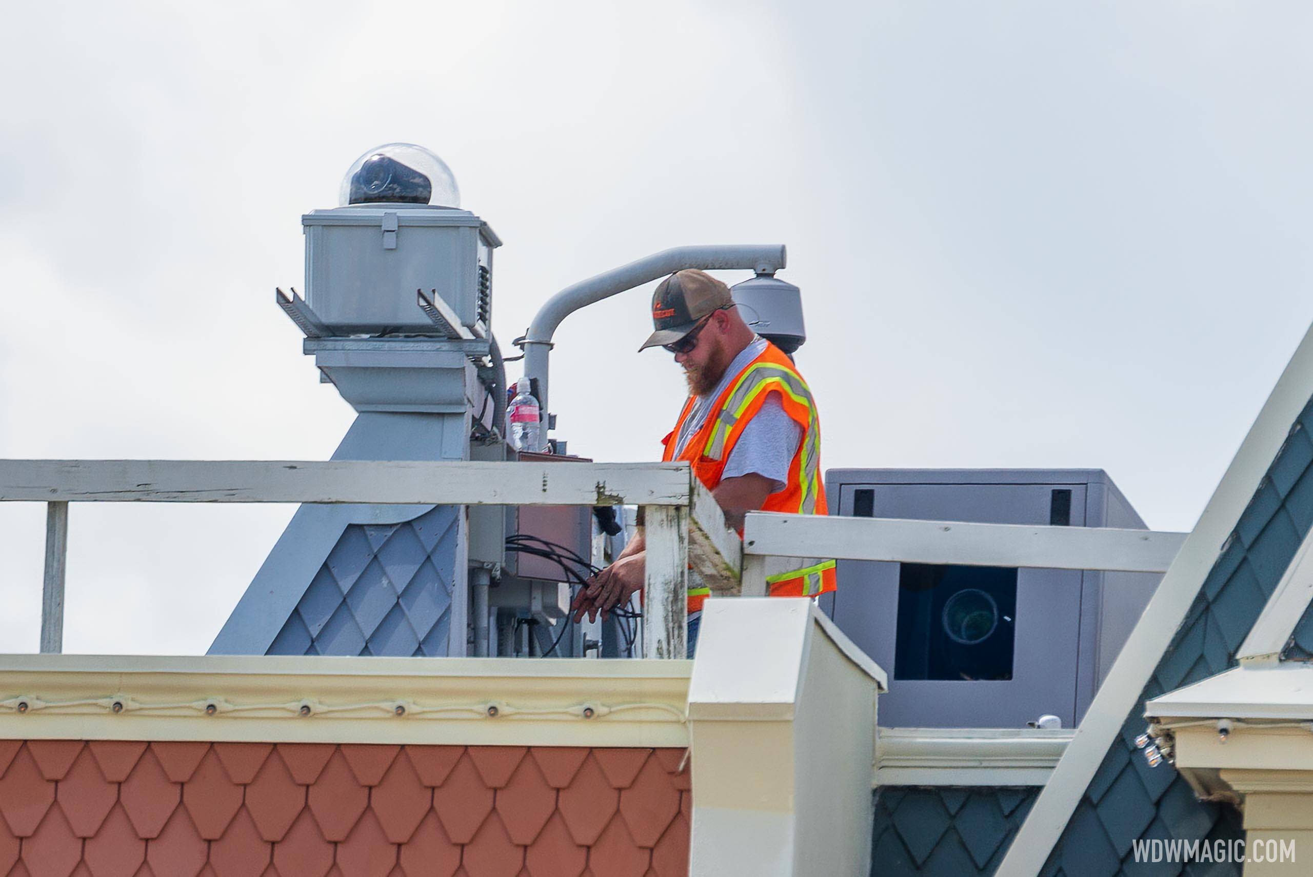 Rooftop lighting installation for Disney Enchantment