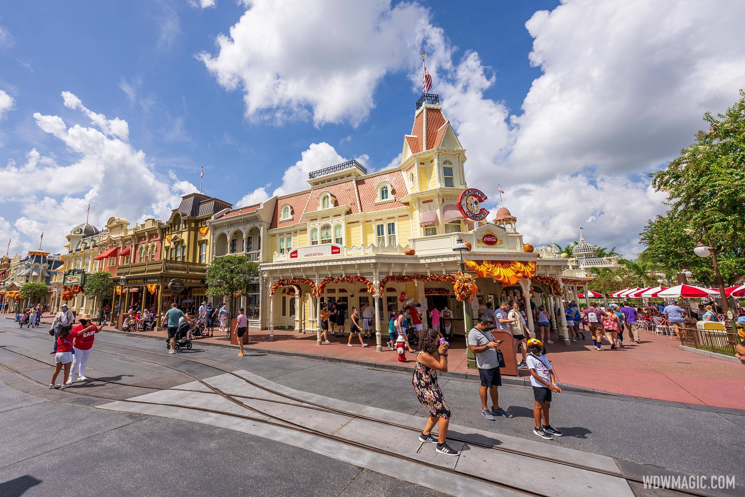 The buildings along Main Street U.S.A. house new projection systems