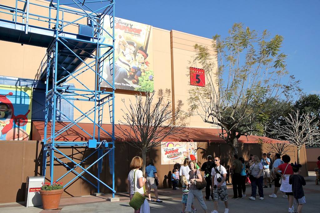 A look at the 'Disney Junior - Live on Stage!' building, now set to open March 4