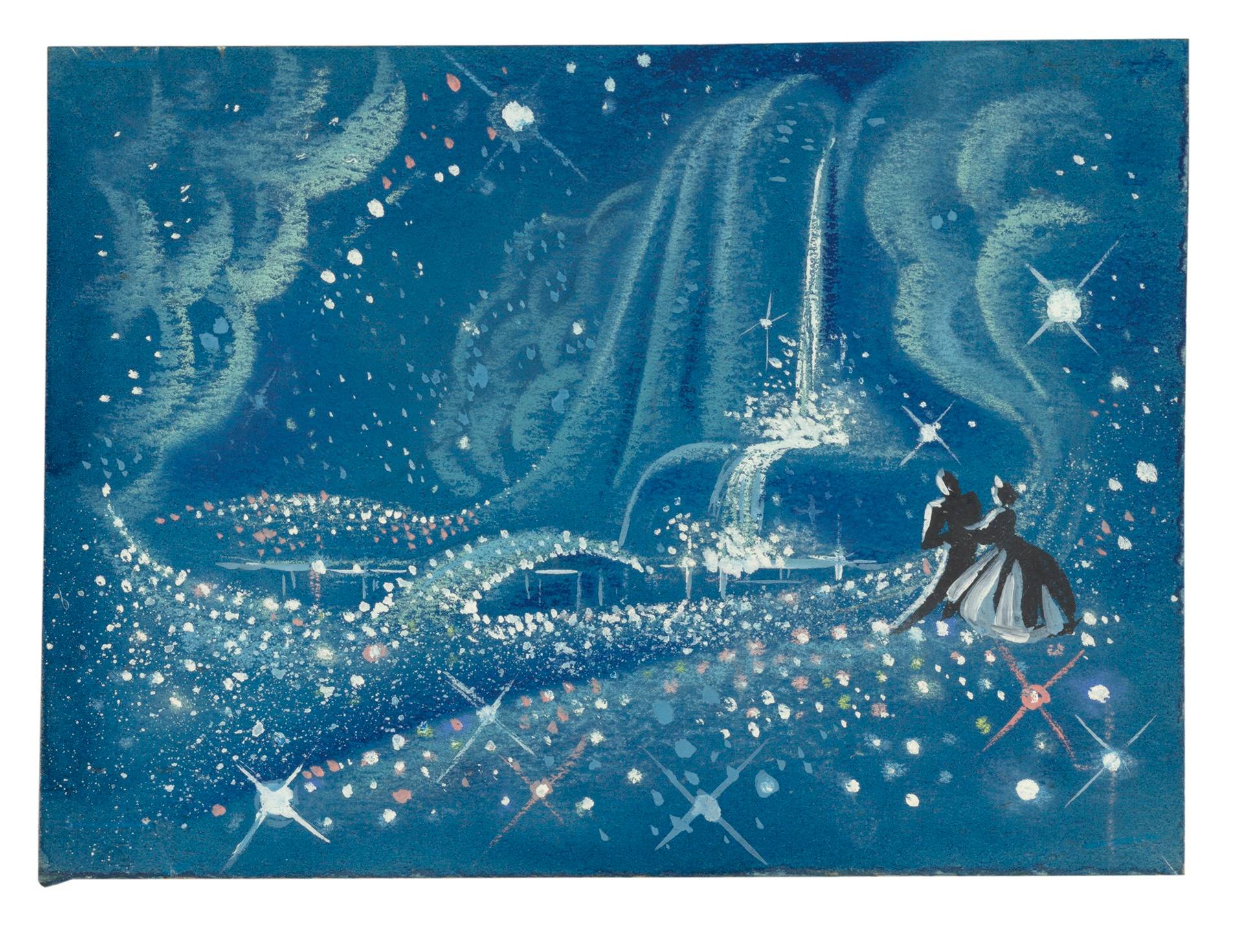 Original concept art for Cinderella by Disney Legend Mary Blair