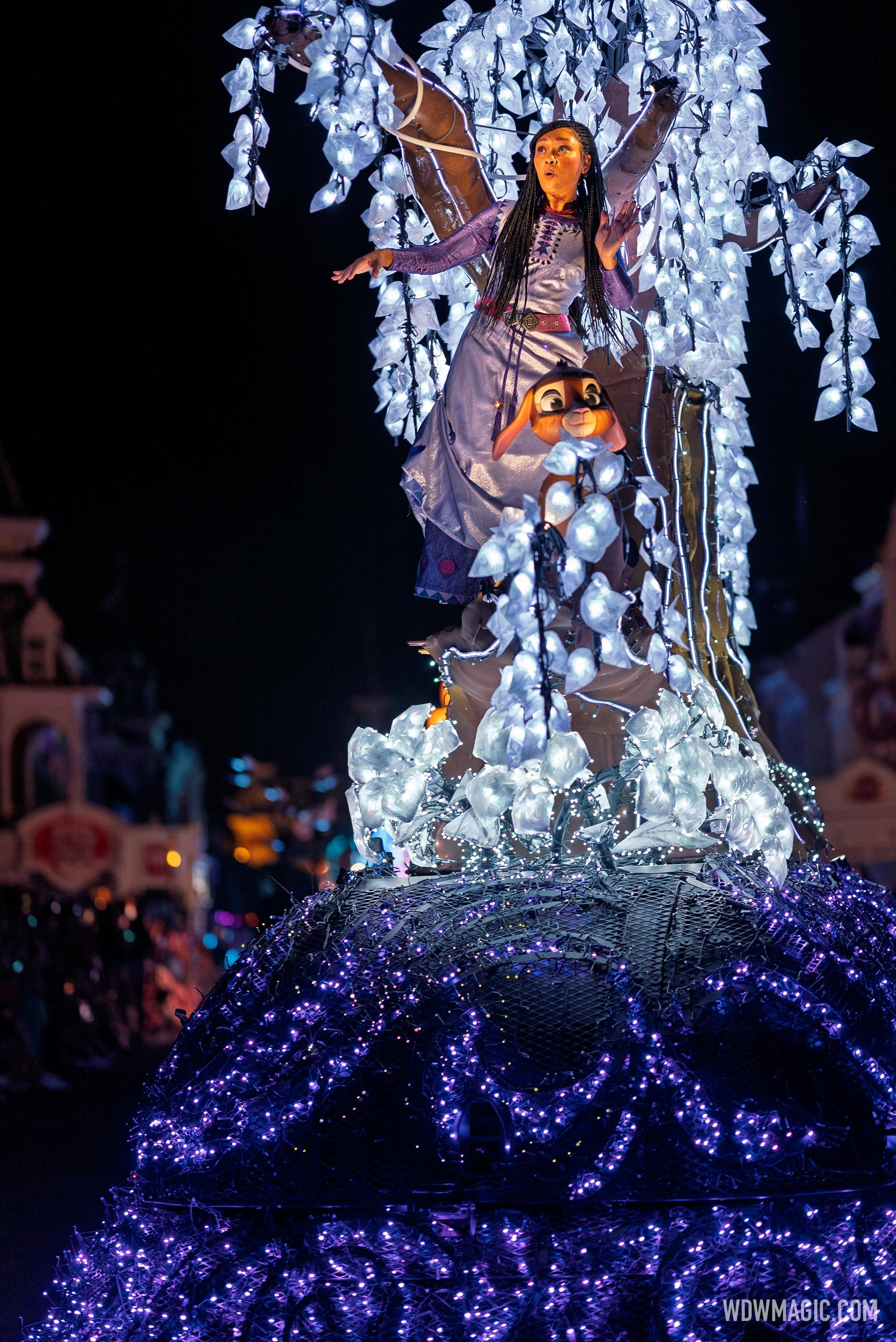 Asha and the Kingdom of Rosas Wish Float