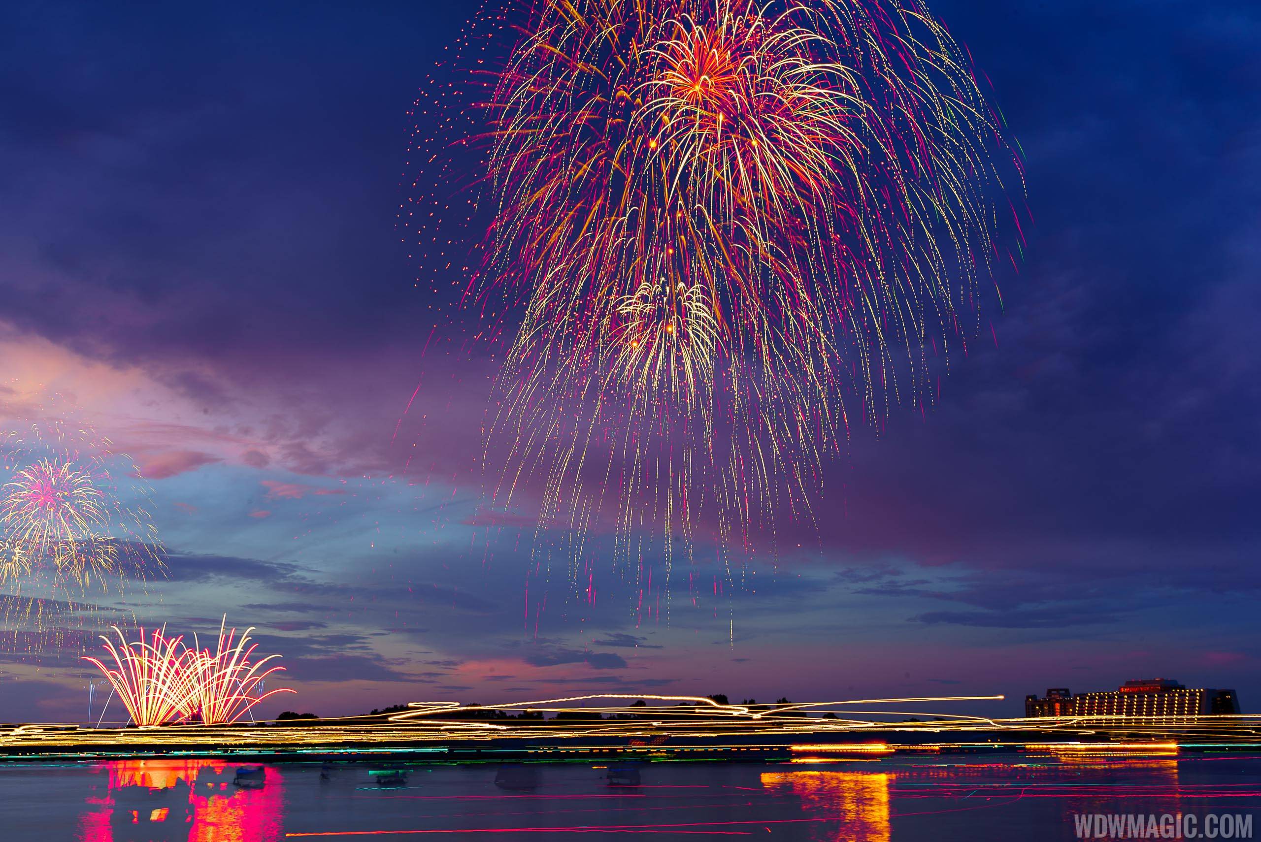 Disney's Celebrate America firework show