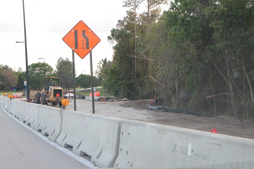 PHOTOS - Road widening project outside Disney's Hollywood Studios entrance