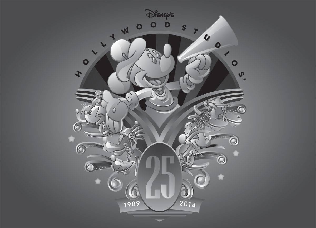 Disney's Hollywood Studios 25th anniversary merchandise - Logo