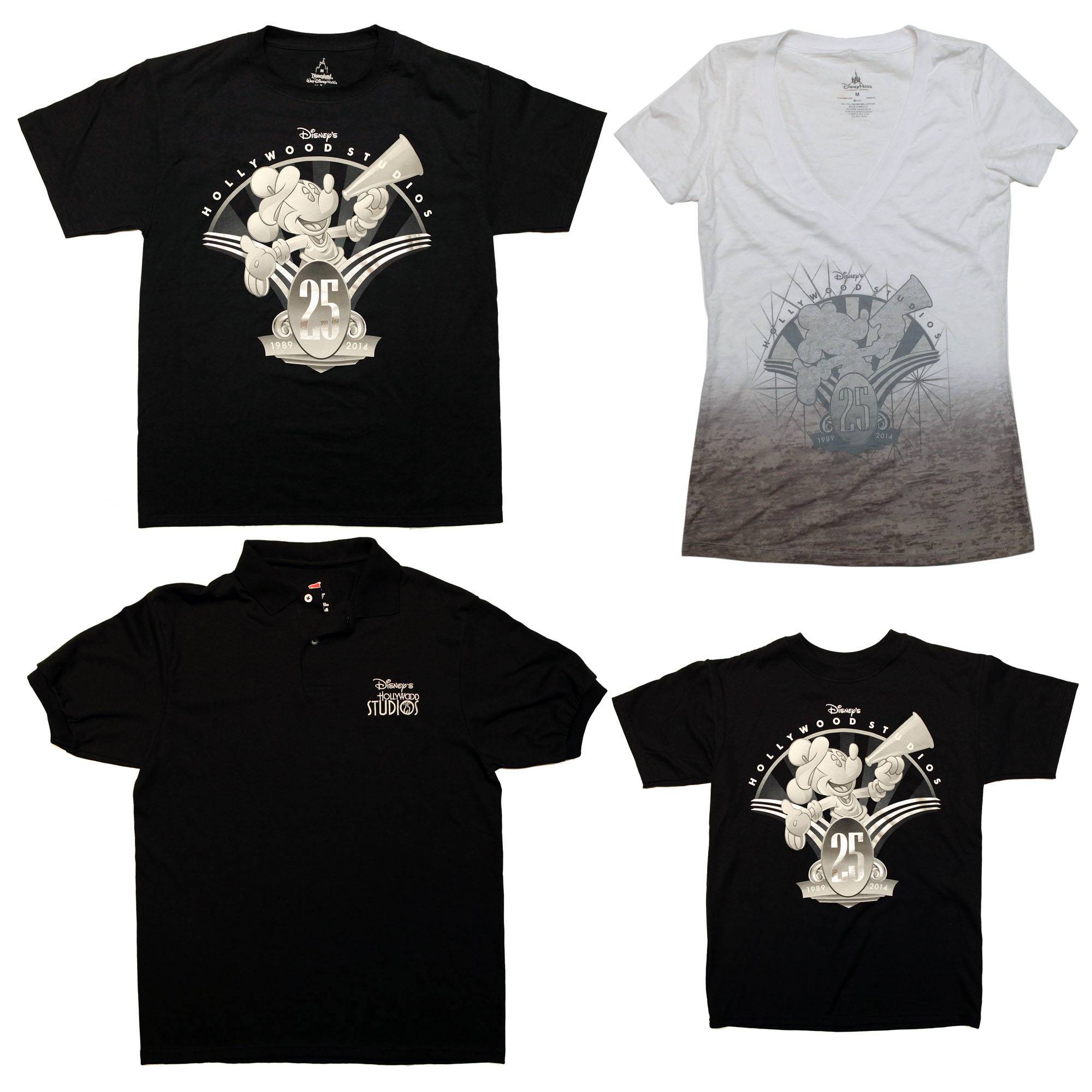 Disney's Hollywood Studios 25th anniversary merchandise - T Shirts