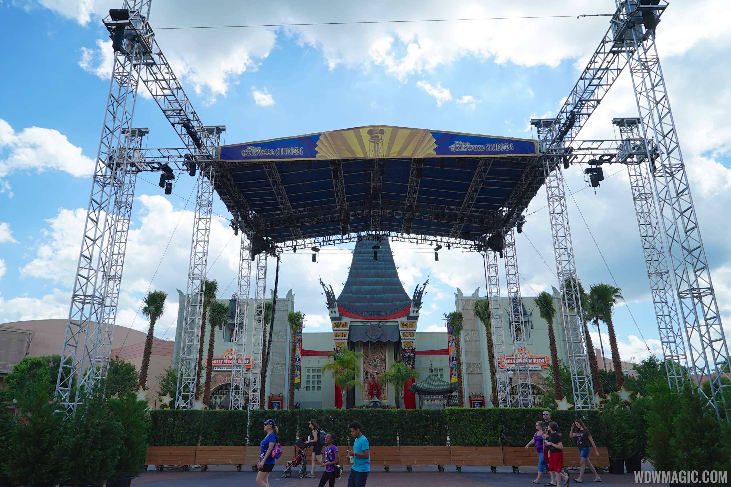 PHOTOS - Center Stage area taking shape at Disney's Hollywood Studios