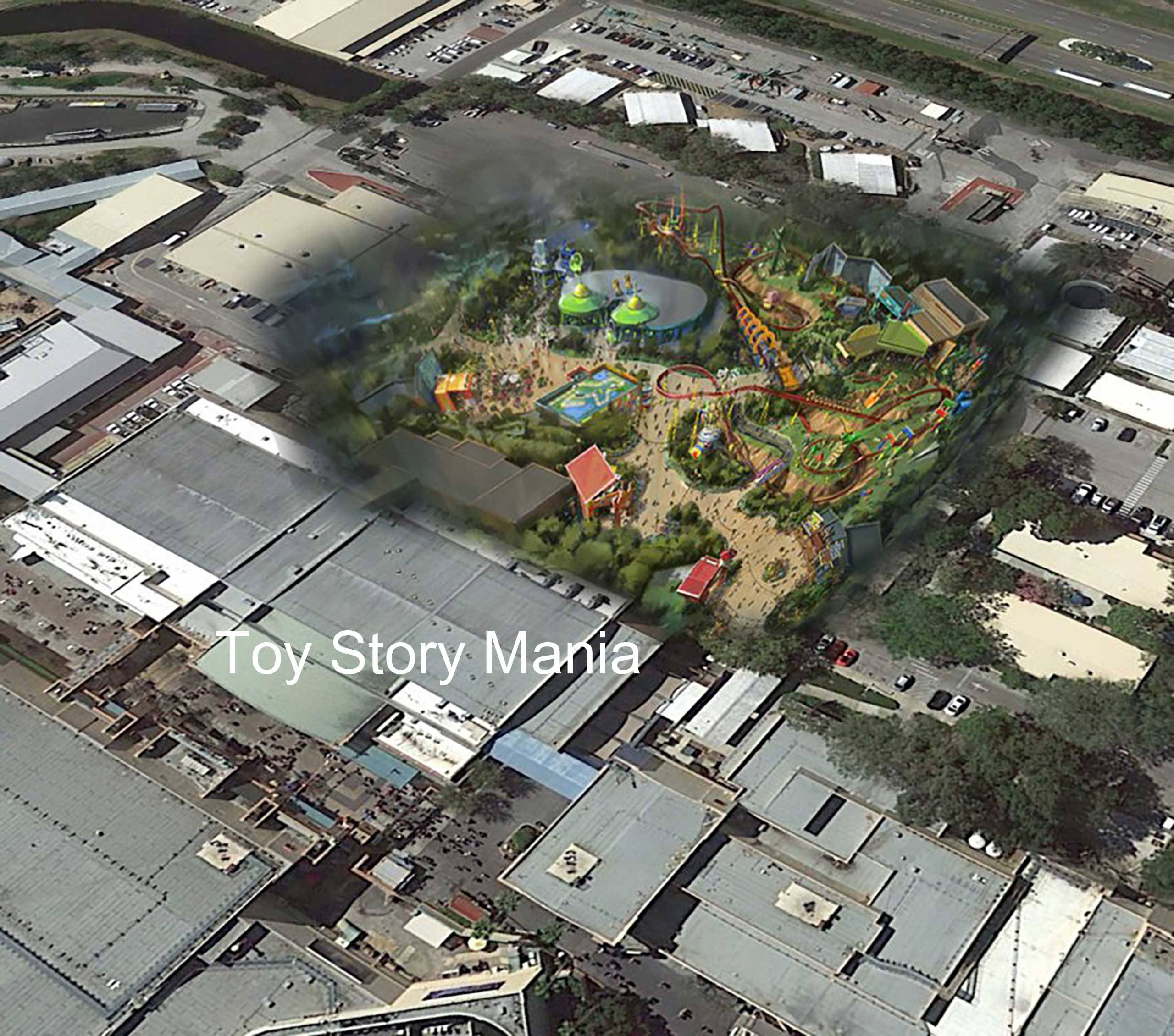 Possible location of Toy Story Land at Disney's Hollywood Studios. By Martin Smith
