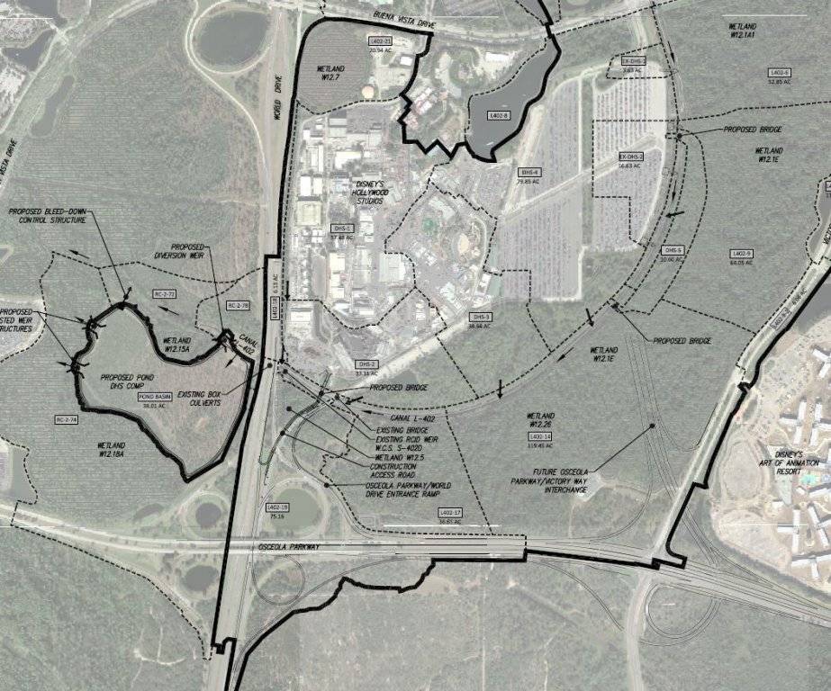 Early Disney's Hollywood Studios expansion permits